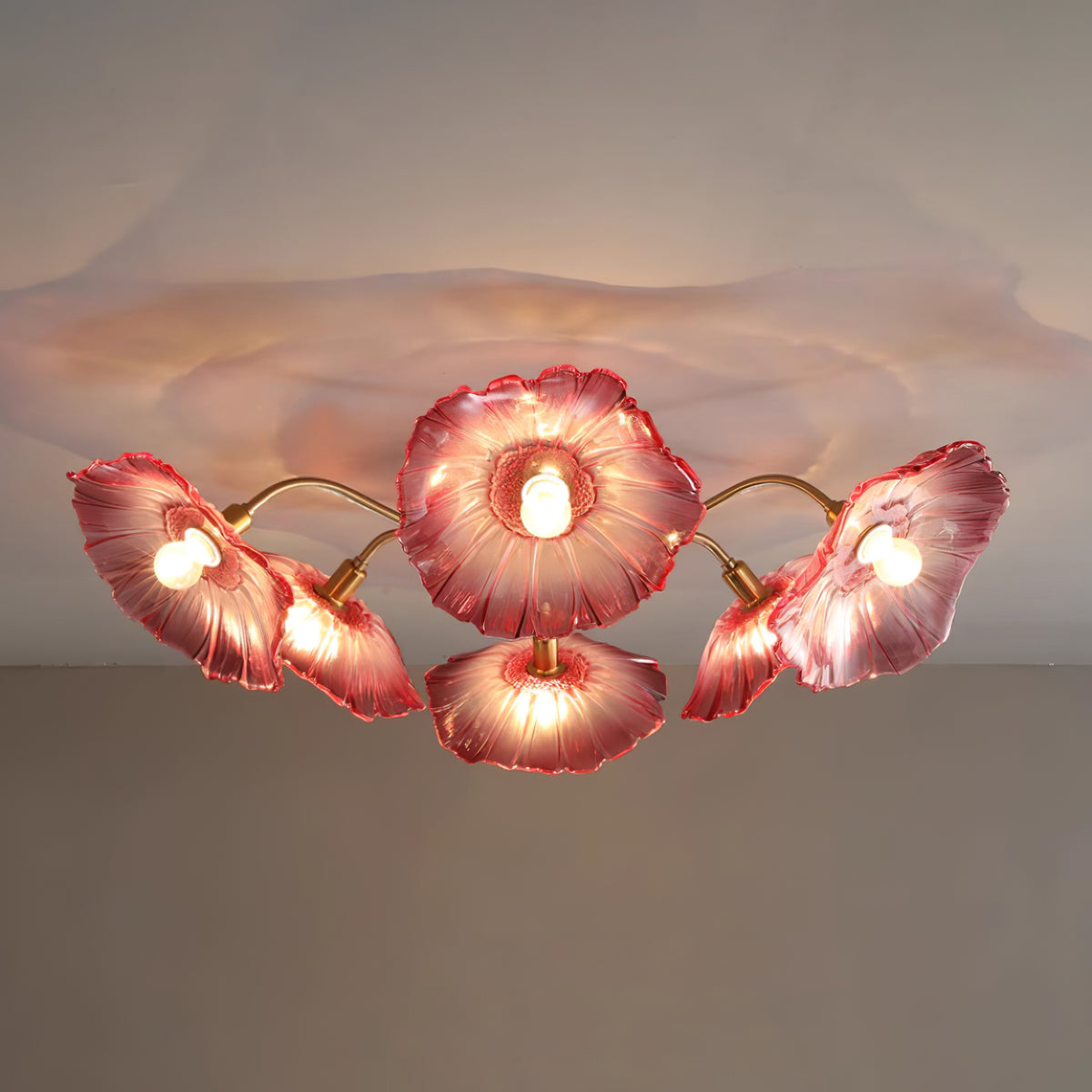 Leirova Lotus Leaf Ceiling Light