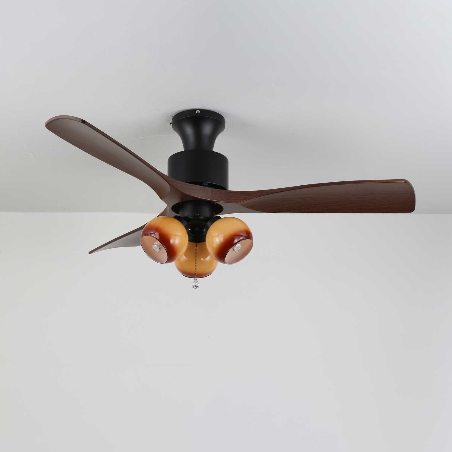 Aralon Globe Ceiling Fan Light