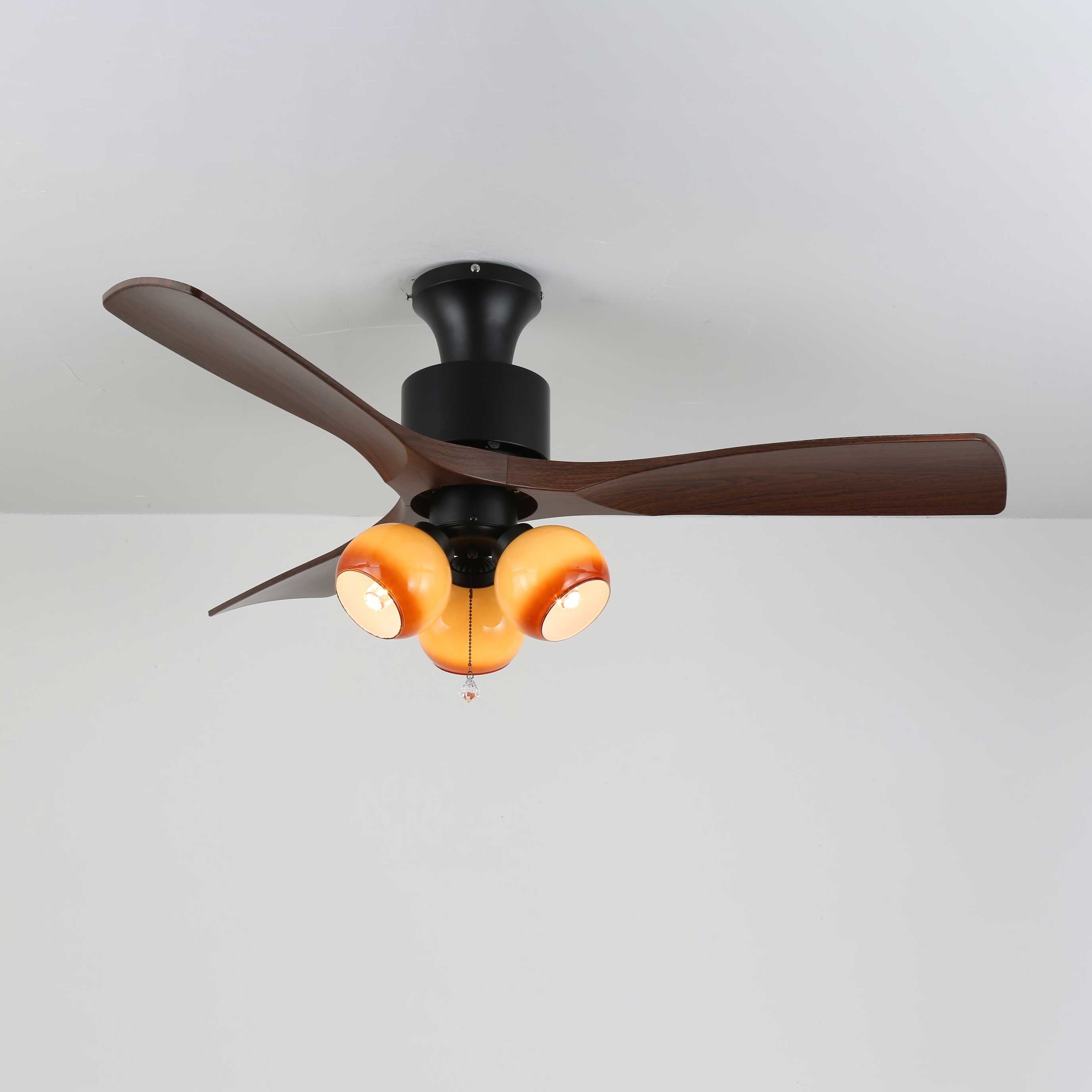 Aralon Globe Ceiling Fan Light