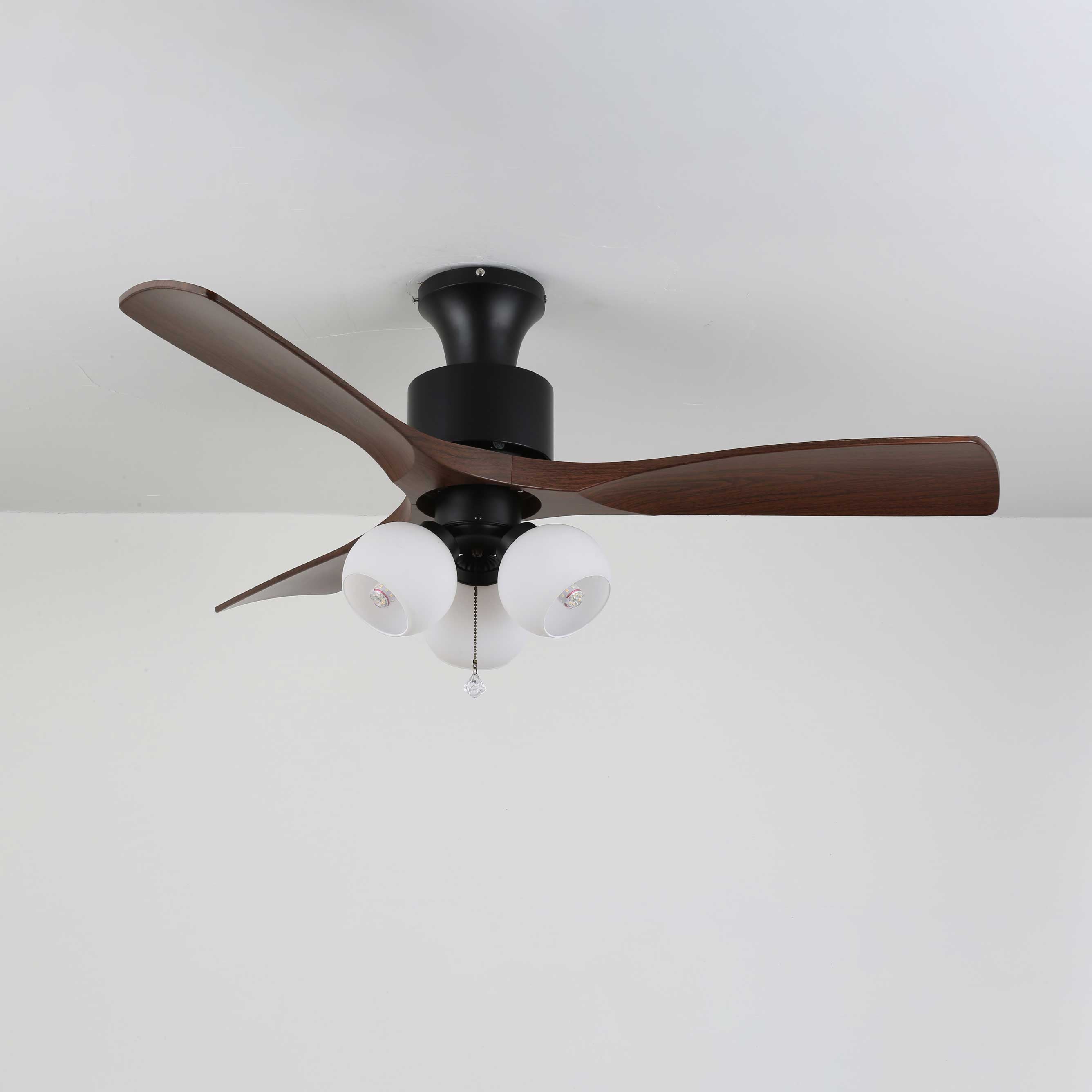 Aralon Globe Ceiling Fan Light