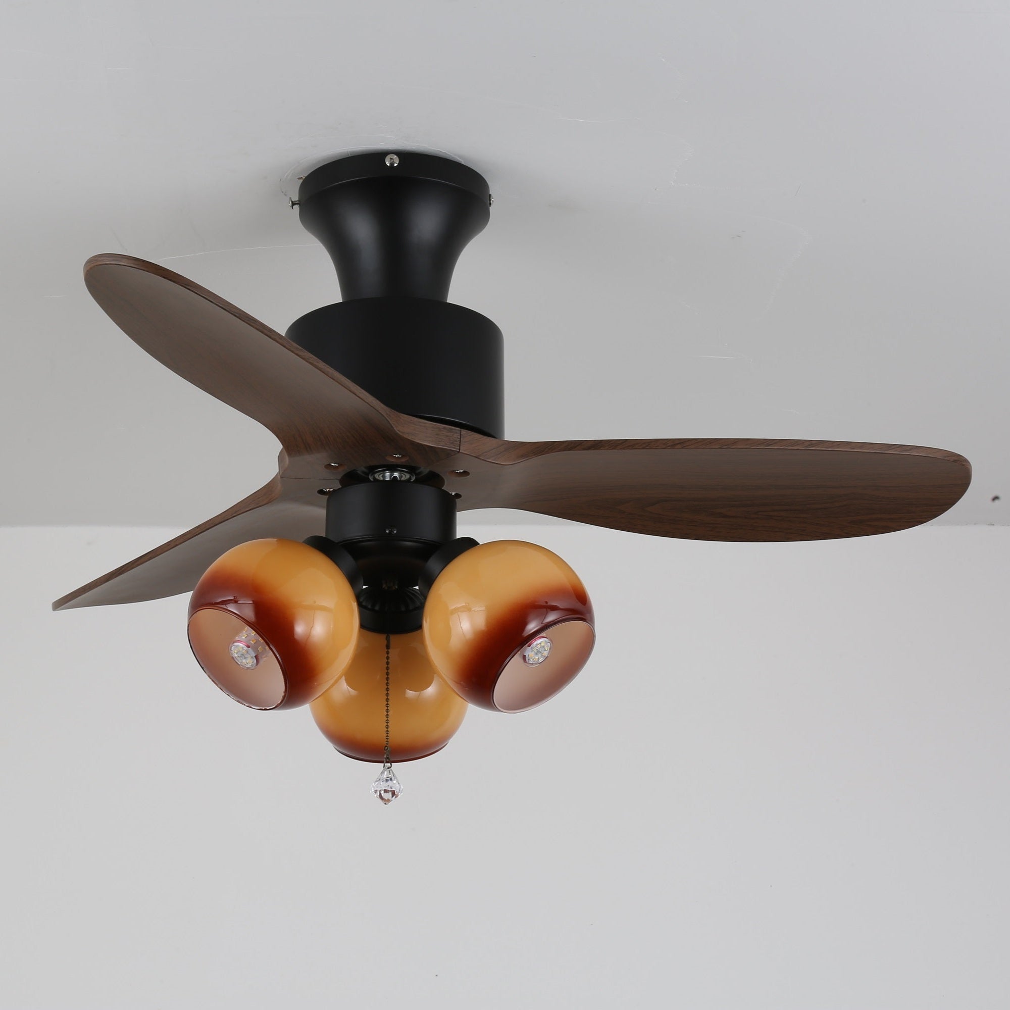 Aralon Globe Ceiling Fan Light