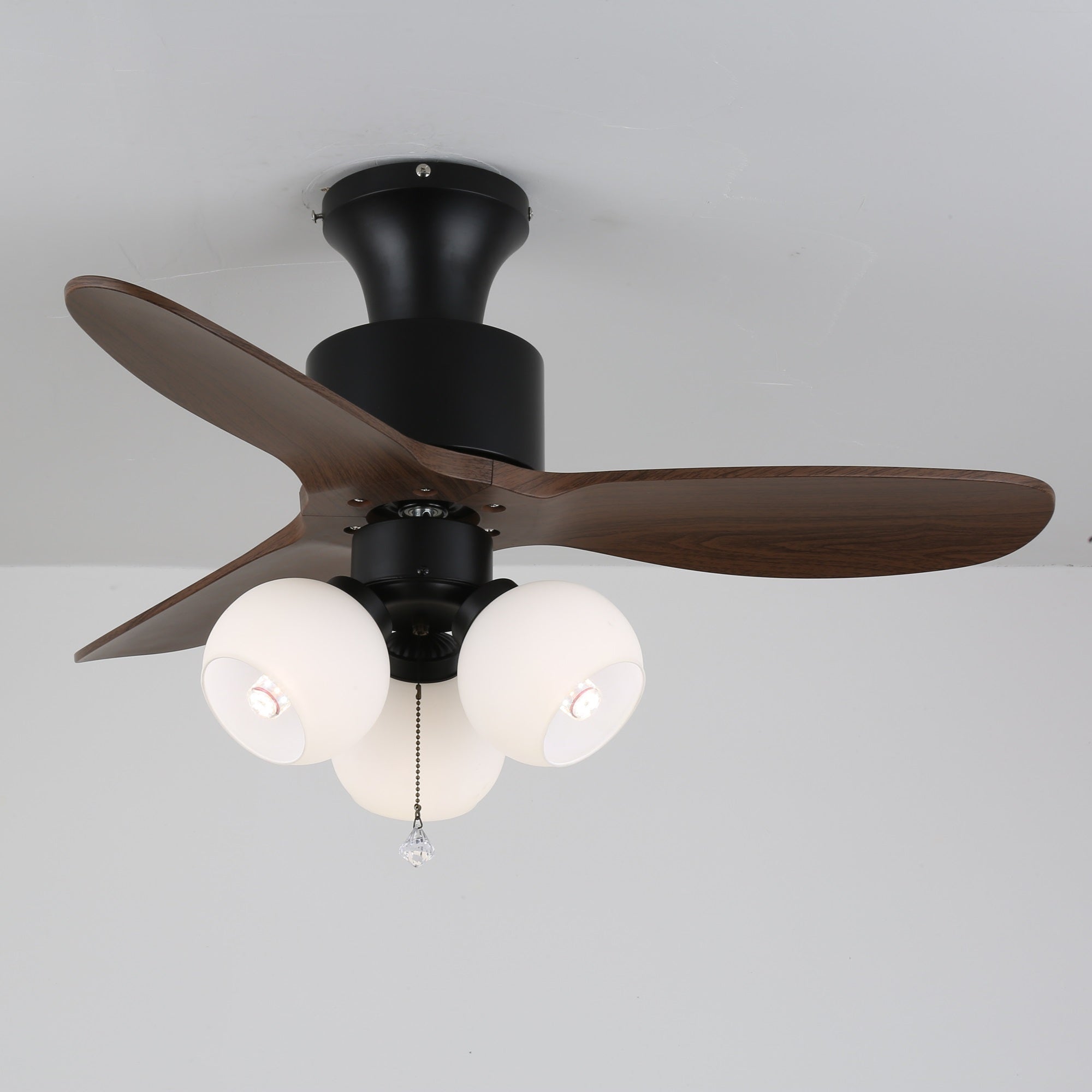 Aralon Globe Ceiling Fan Light