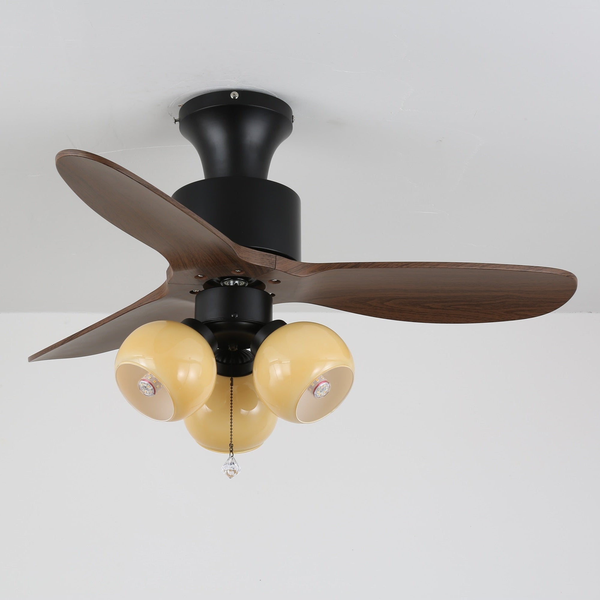 Aralon Globe Ceiling Fan Light