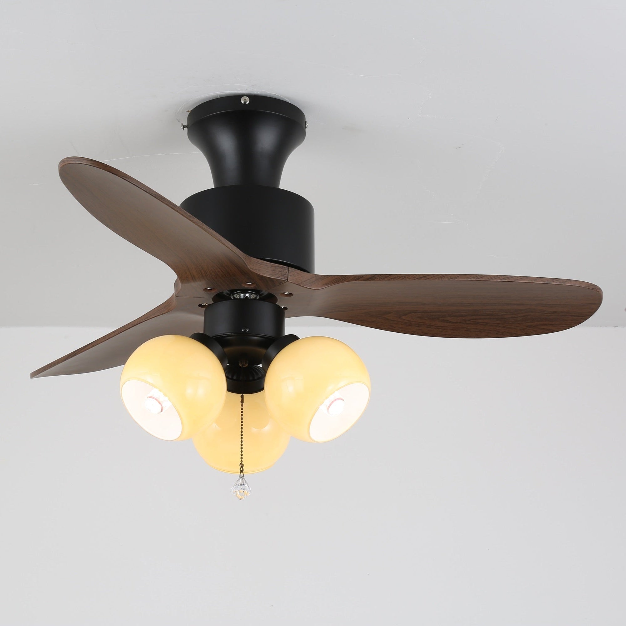 Aralon Globe Ceiling Fan Light