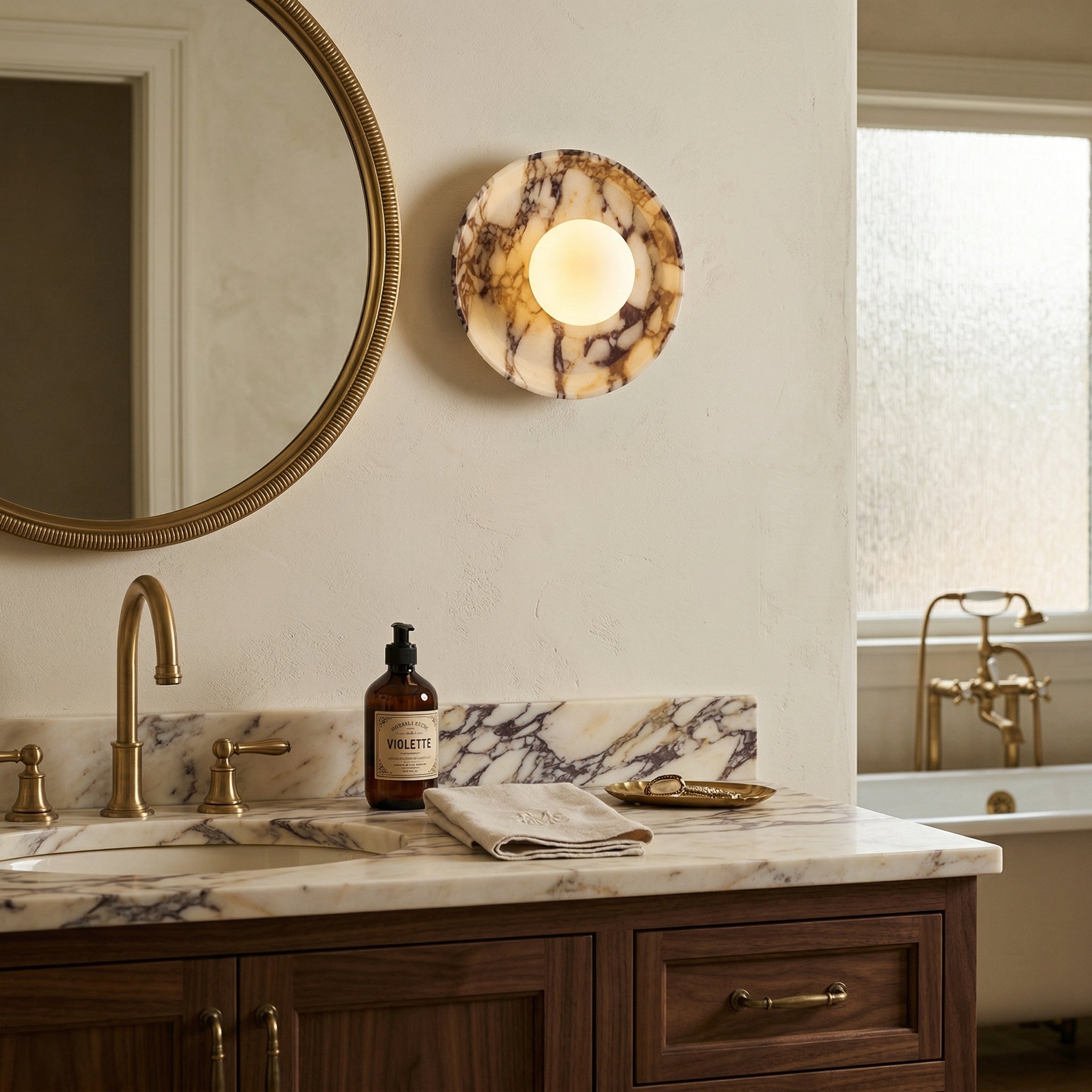 Burilan Round Wall Light
