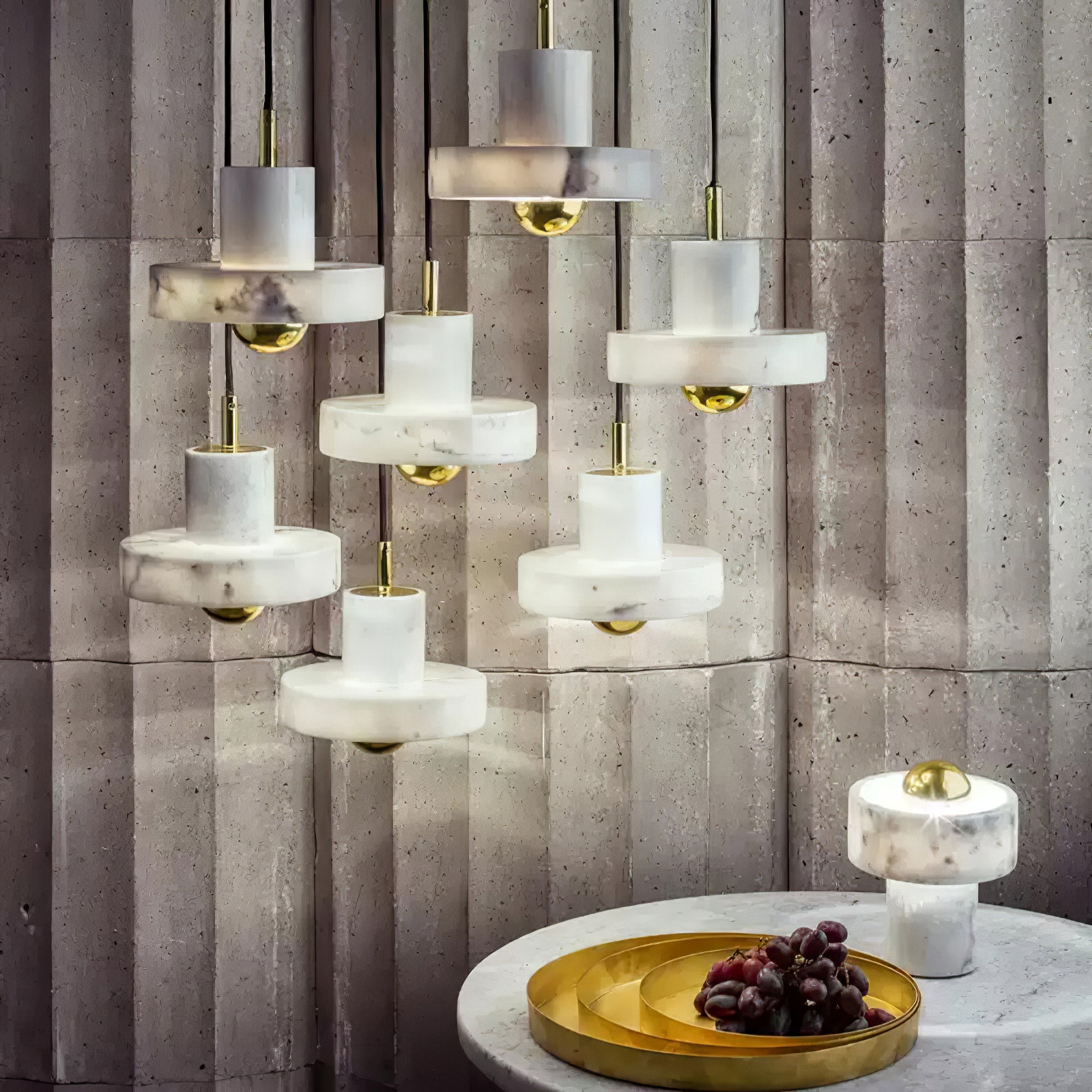 Orellea Marble Pendant Light