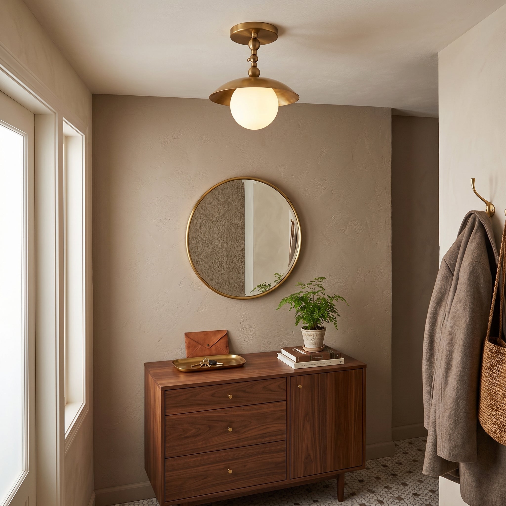 Alunona Globe Ceiling Light