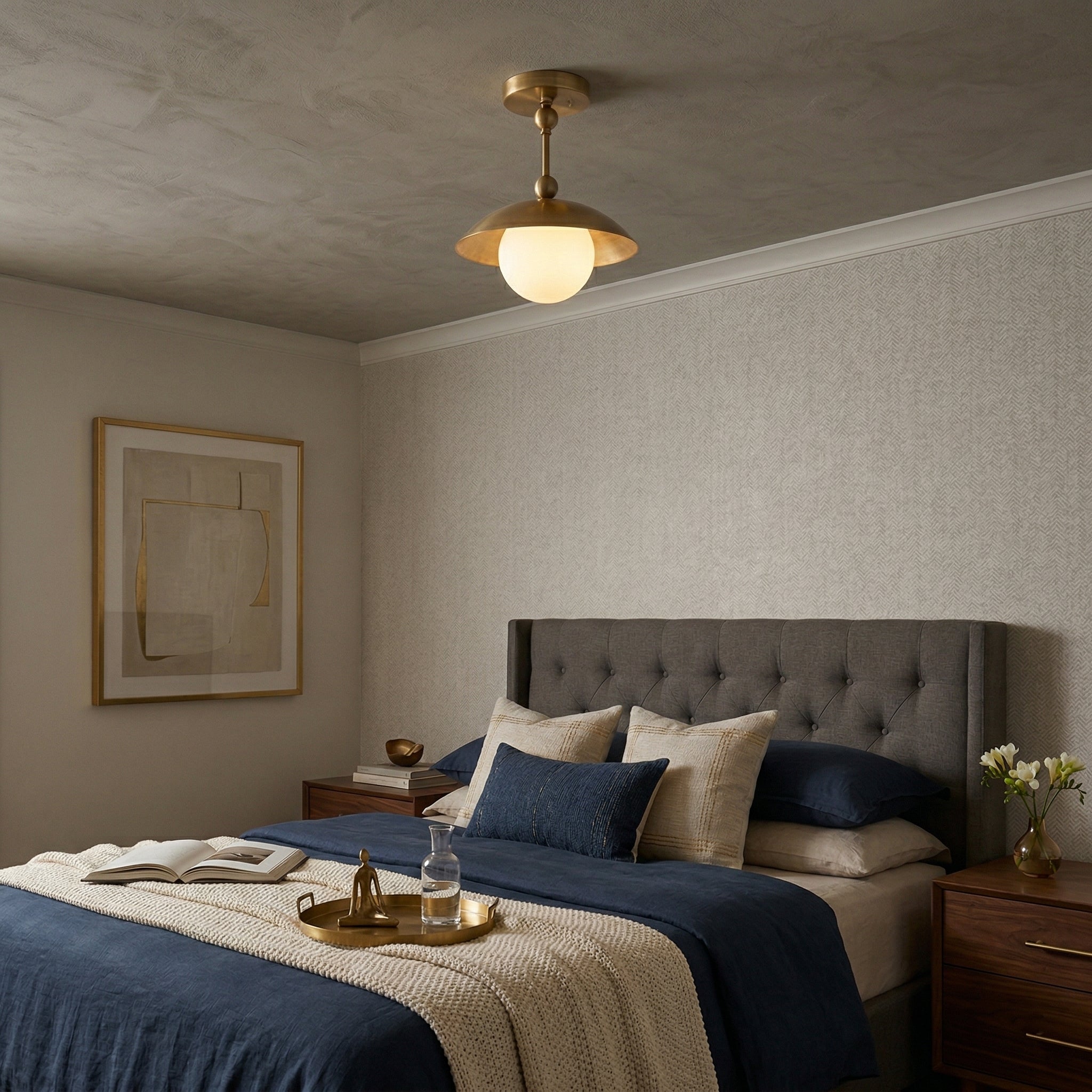 Alunona Globe Ceiling Light