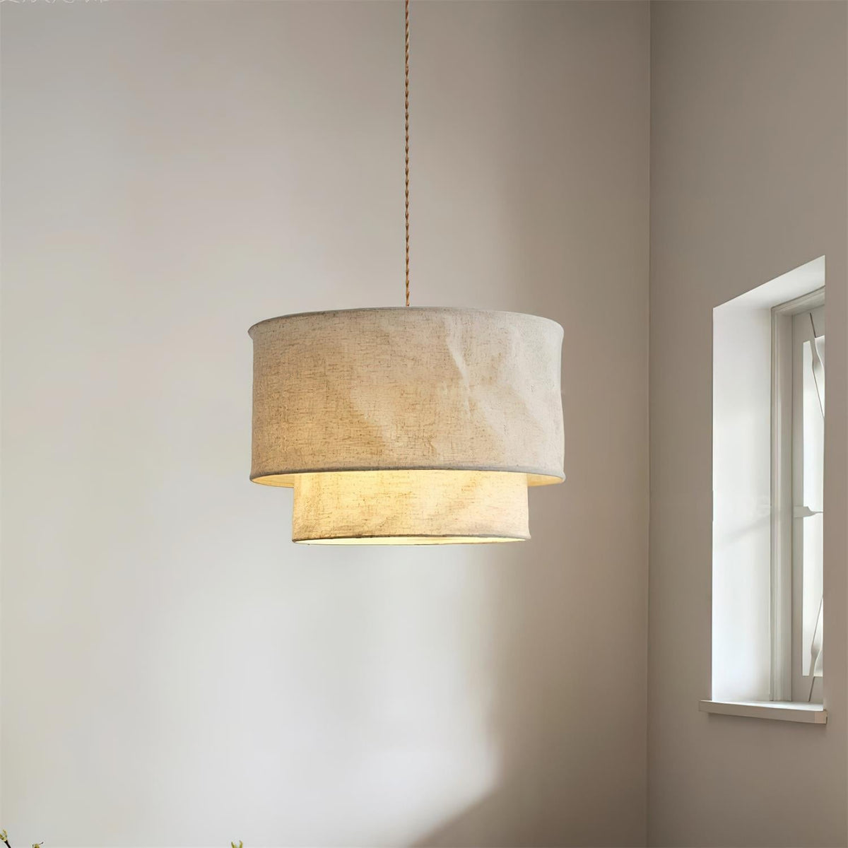 Mariela Fabric Pendant Lamp – detail 2