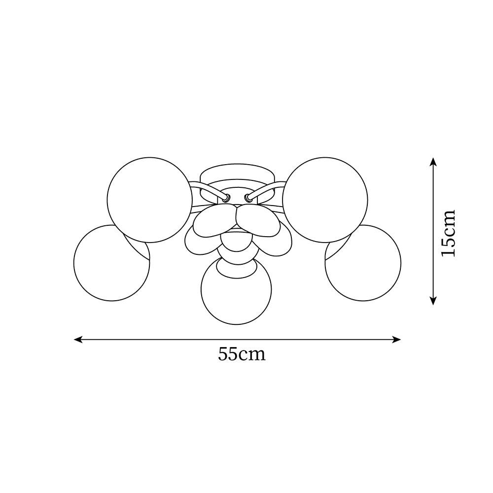 Mauricio Flowers Ceiling Light – detail 7