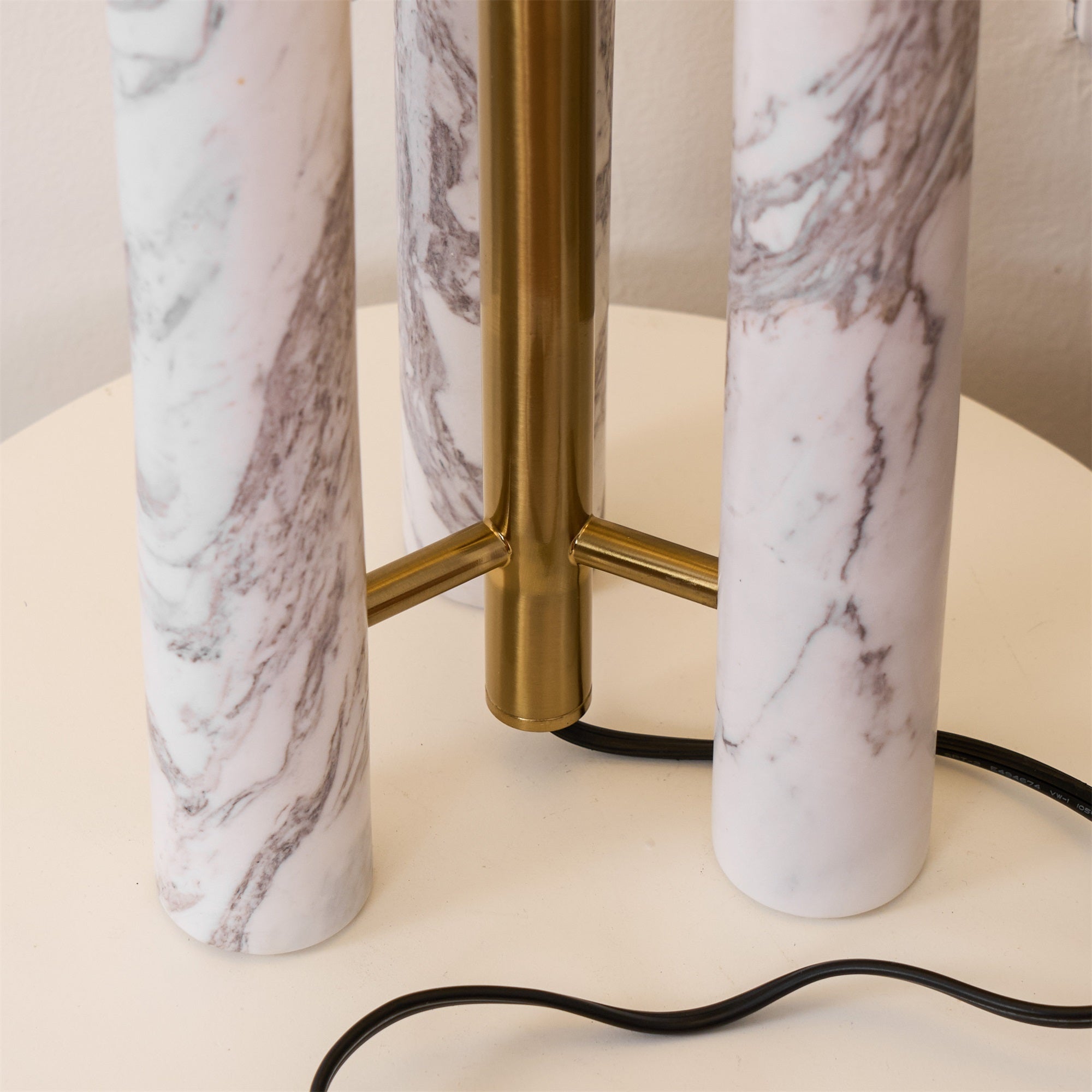 Mosa Tripod Marble Table Lamp