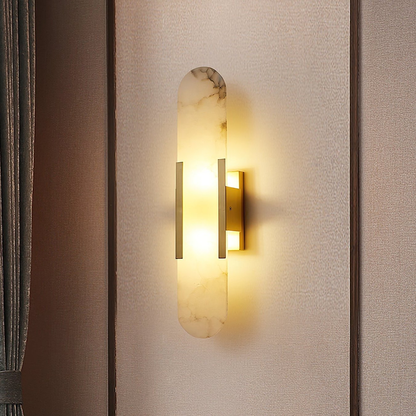 Marce Alabaster Wall Light