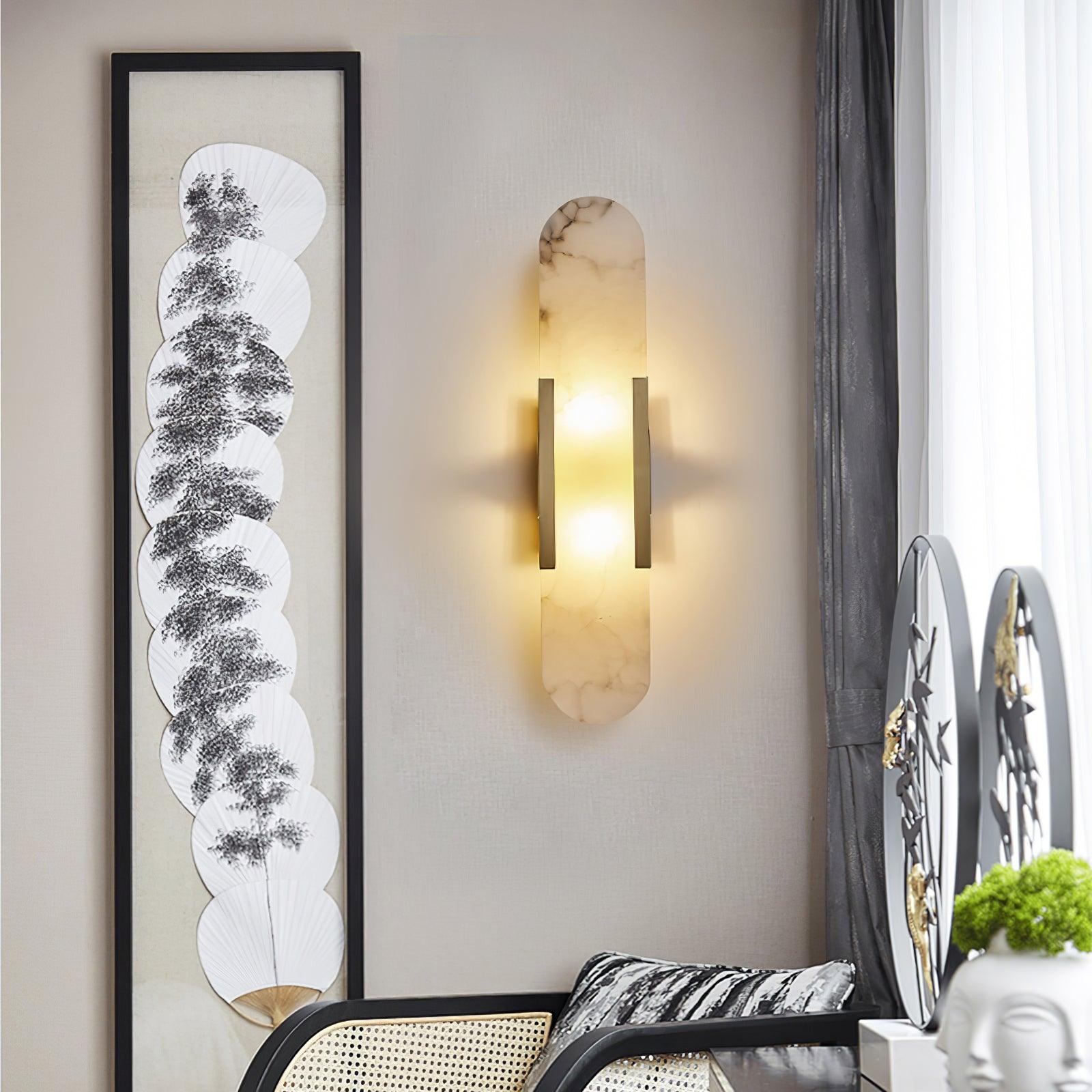 Marce Alabaster Wall Light