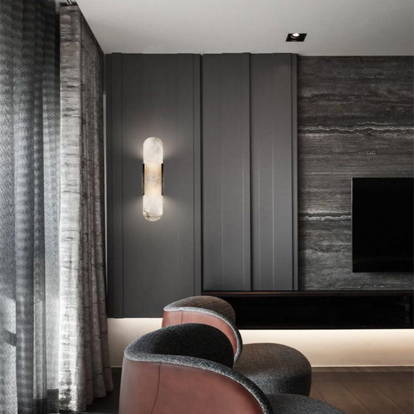 Marce Alabaster Wall Light