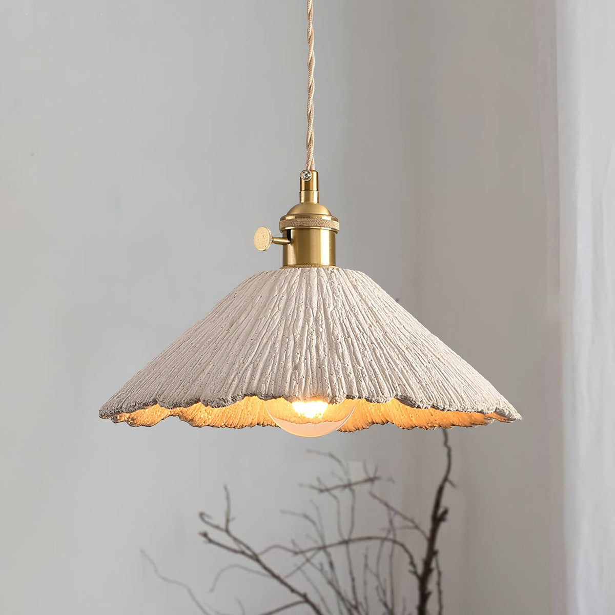 Microcement Pendant Lamp – detail 5