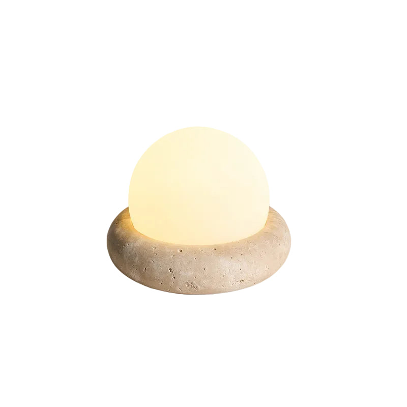 Setelyo Travertine Table Lamp