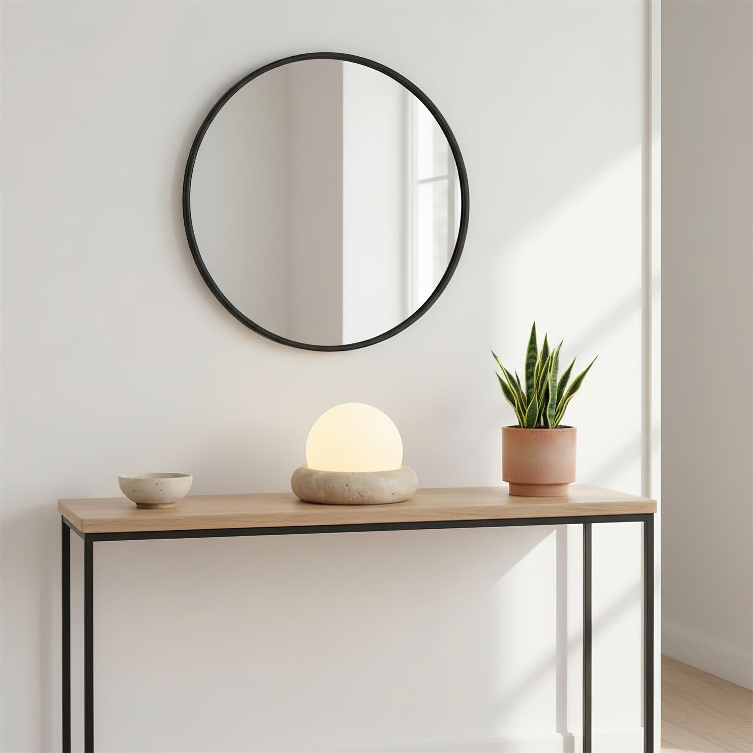 Setelyo Travertine Table Lamp