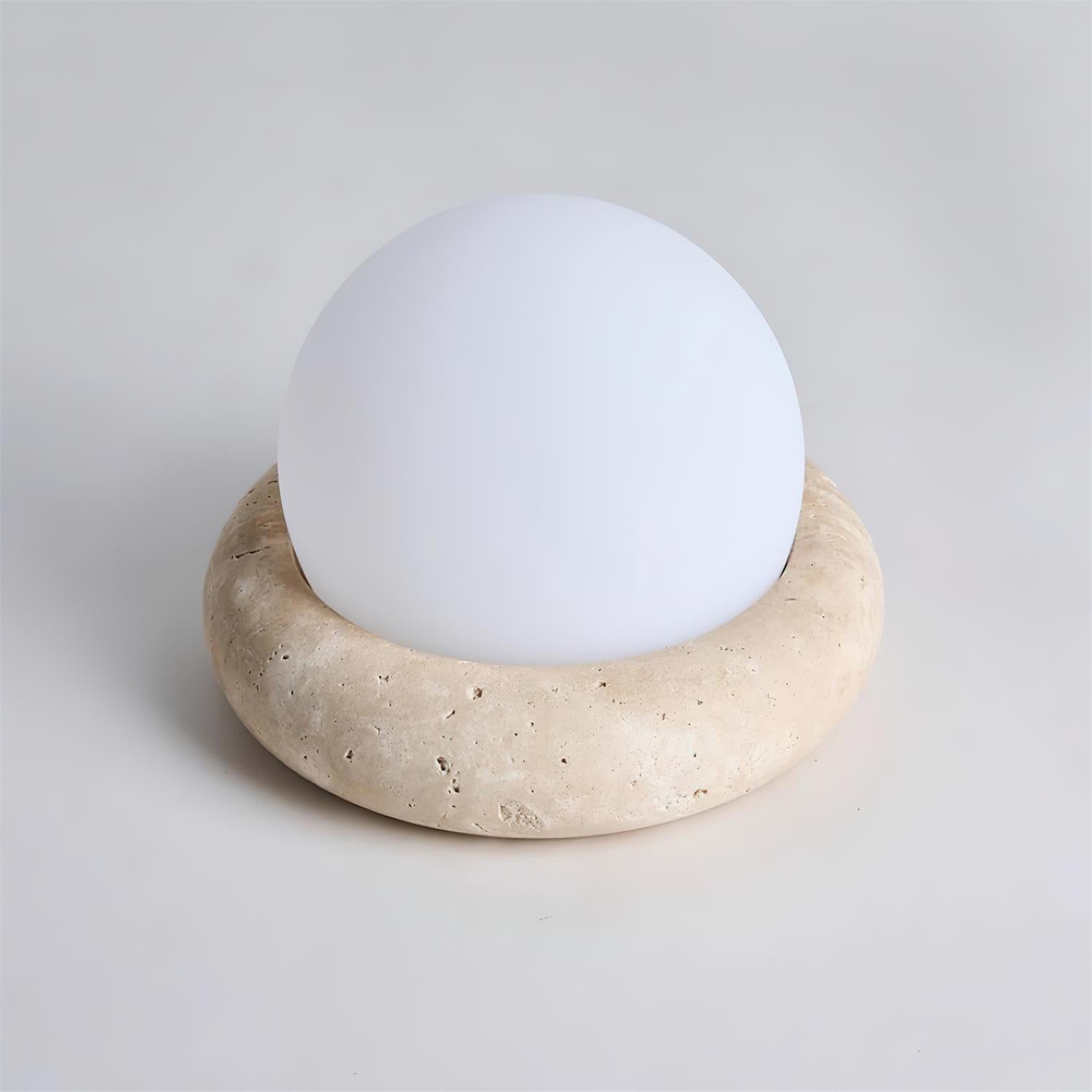 Setelyo Travertine Table Lamp