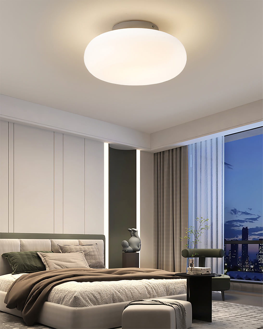 Univi Ellipsoid Ceiling Light