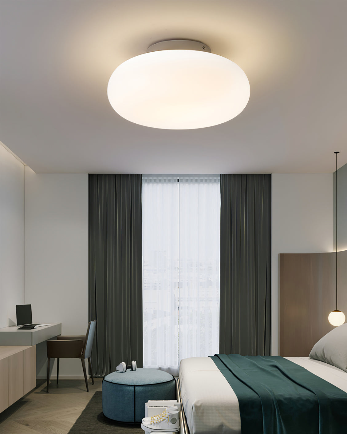 Univi Ellipsoid Ceiling Light