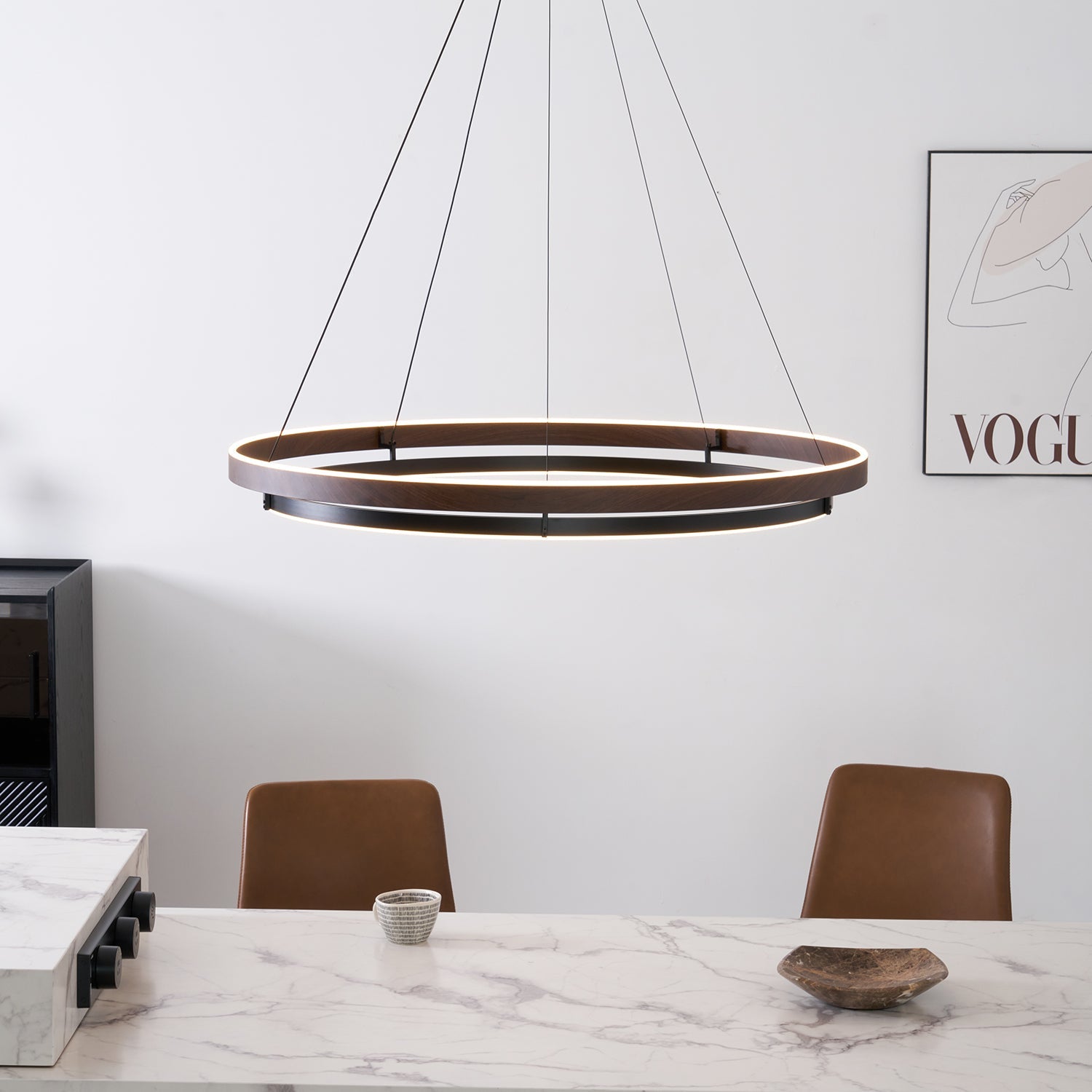 Aravessa Double Ring Chandelier