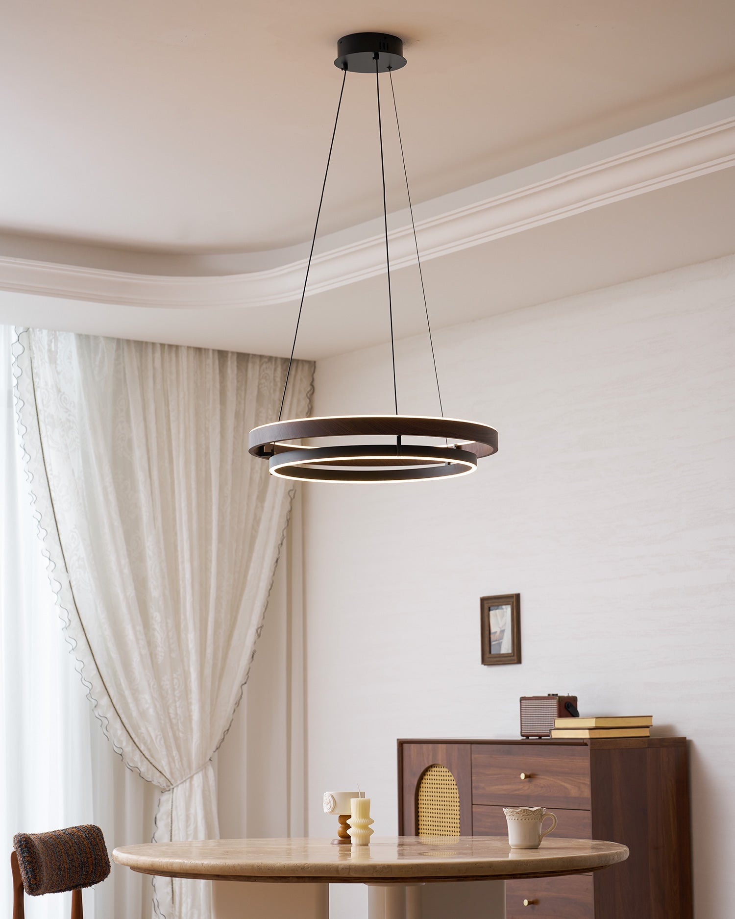 Aravessa Double Ring Chandelier
