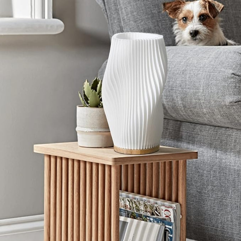 Ribbed Wave Table Lamp