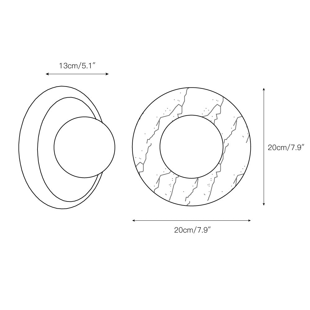Alronro Round Wall Light