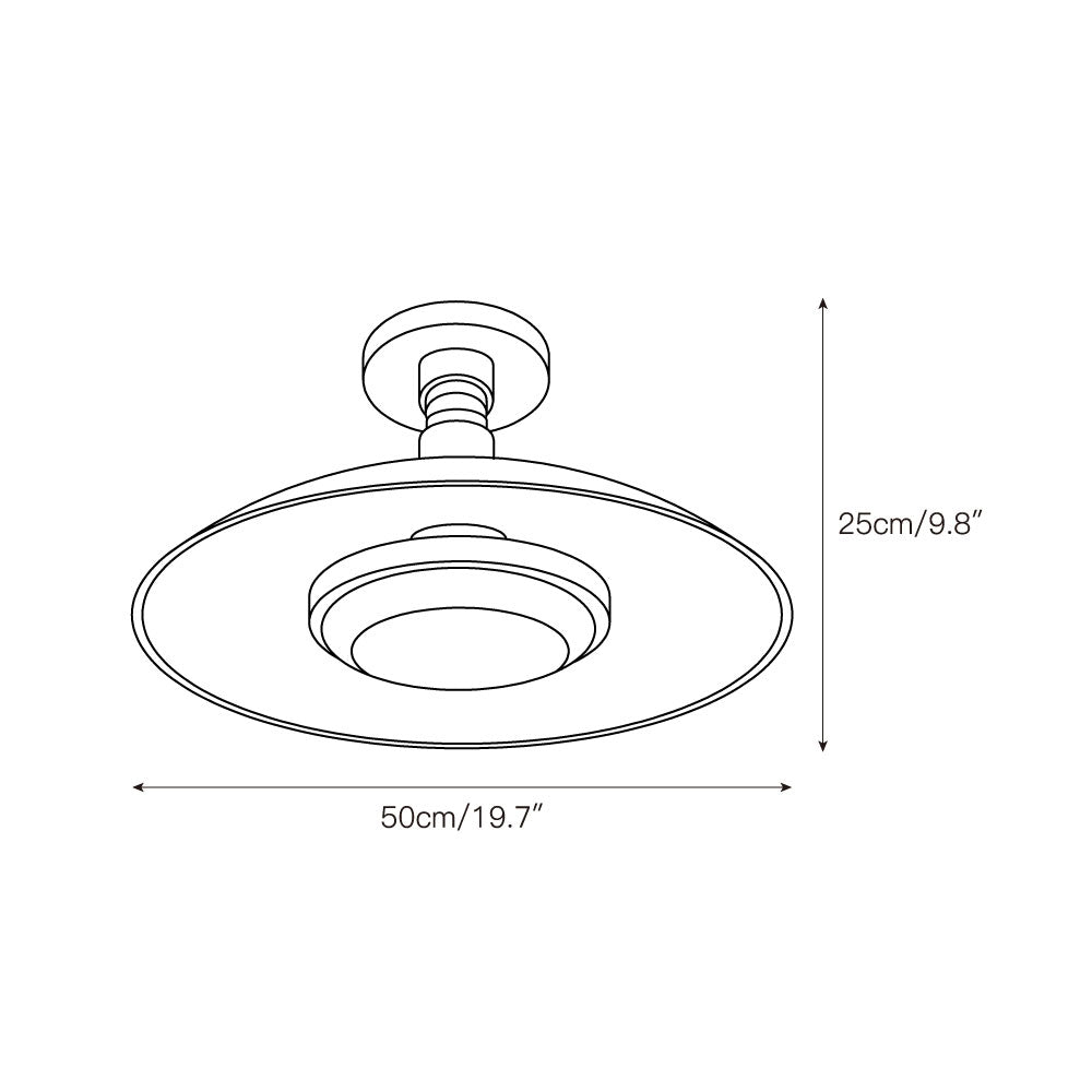 Alronero Round Ceiling Light