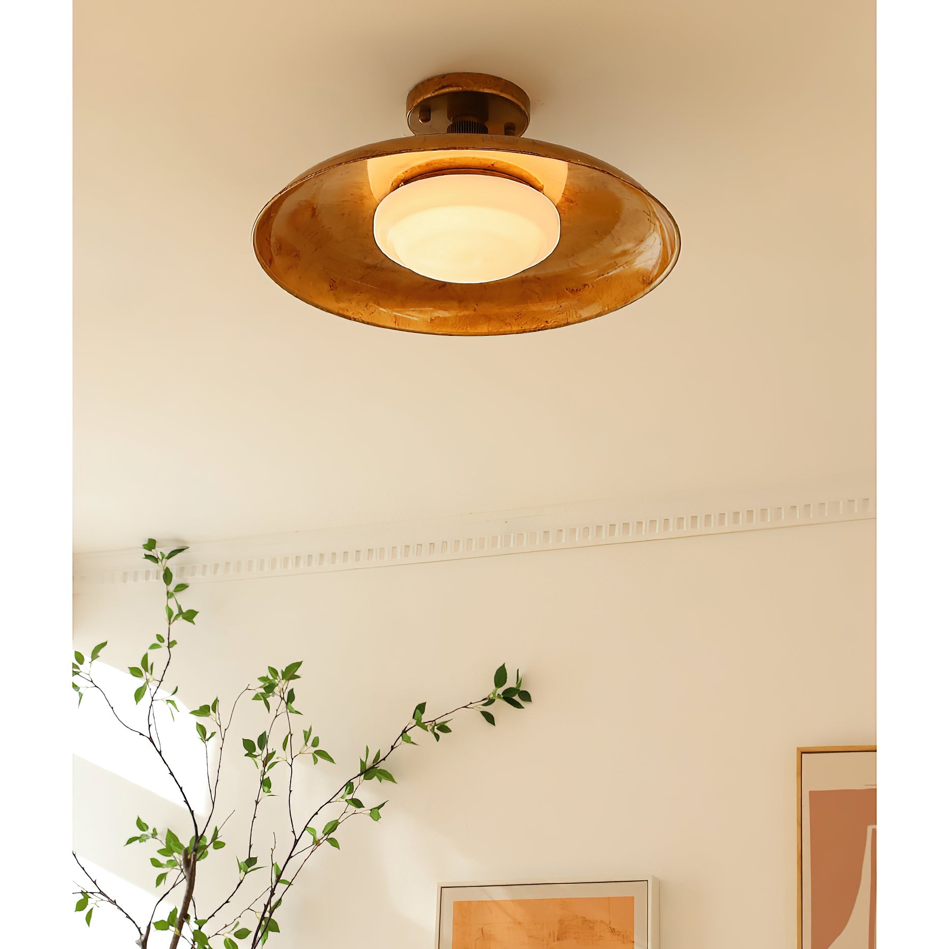 Alronero Round Ceiling Light