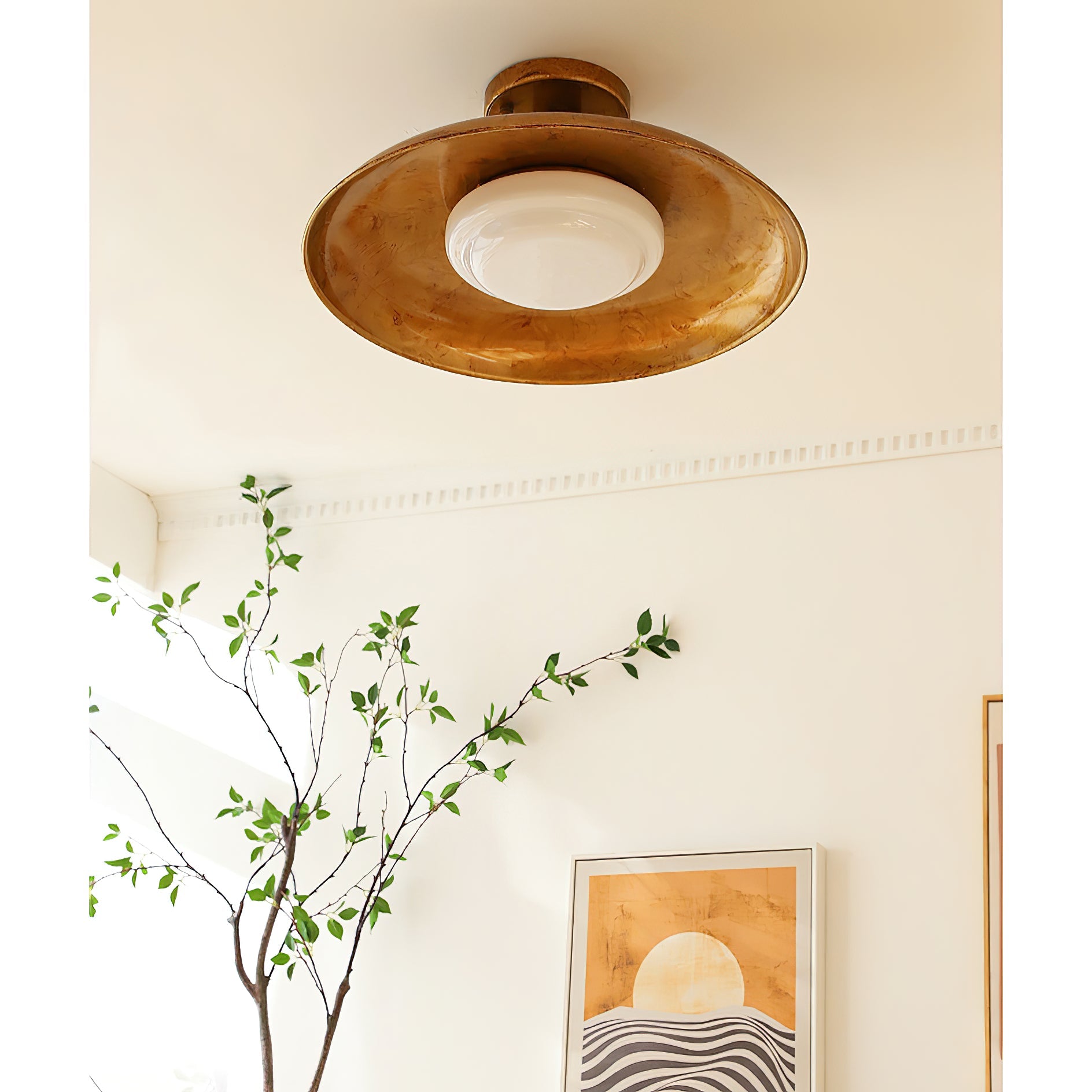 Alronero Round Ceiling Light