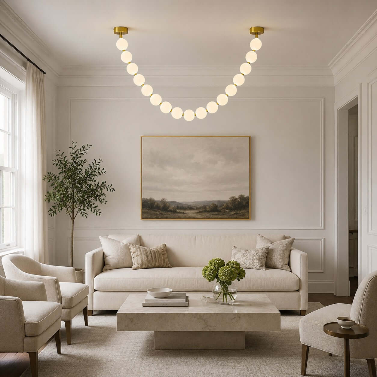 Baerain Globe Chandelier