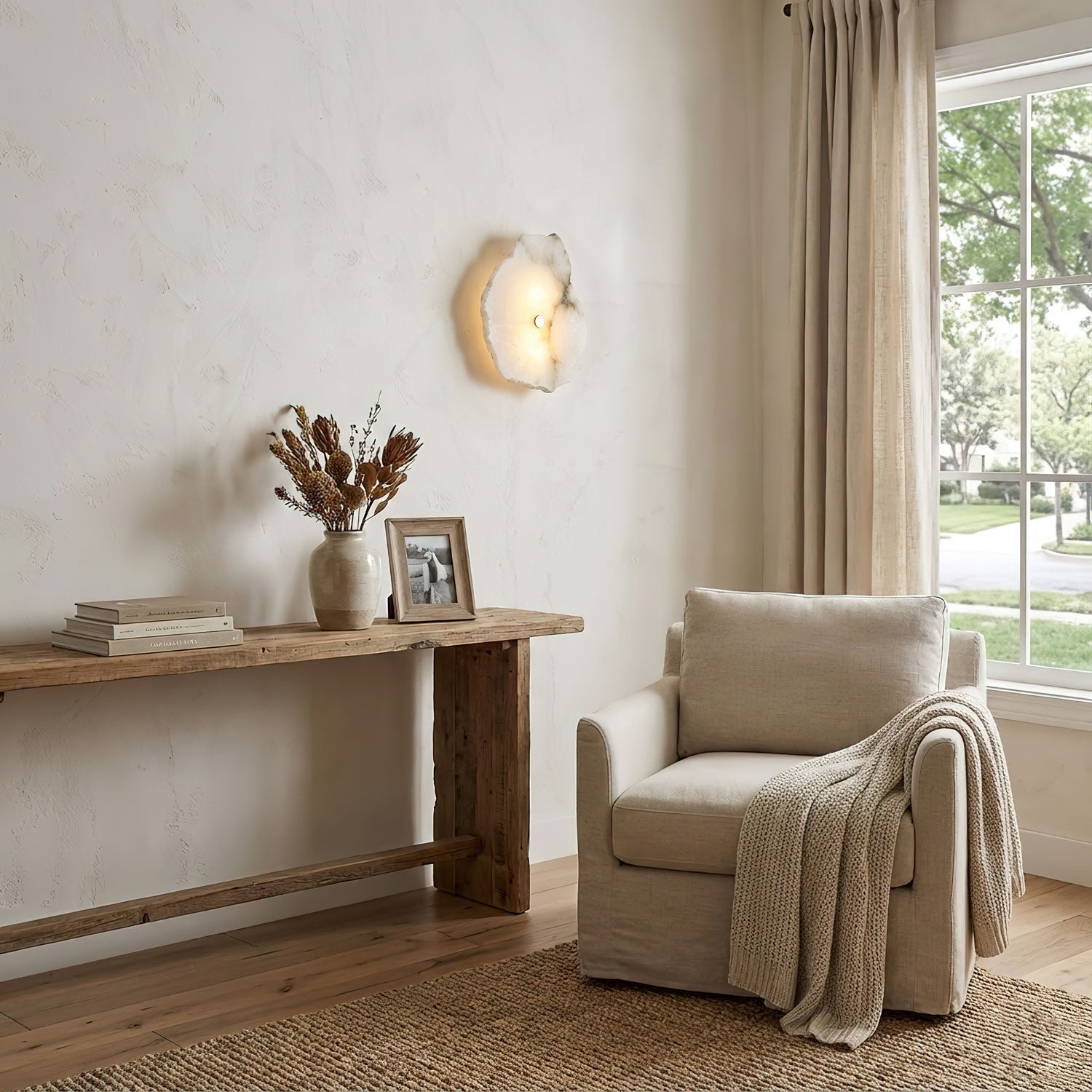 Torelsan Alabaster Wall Light