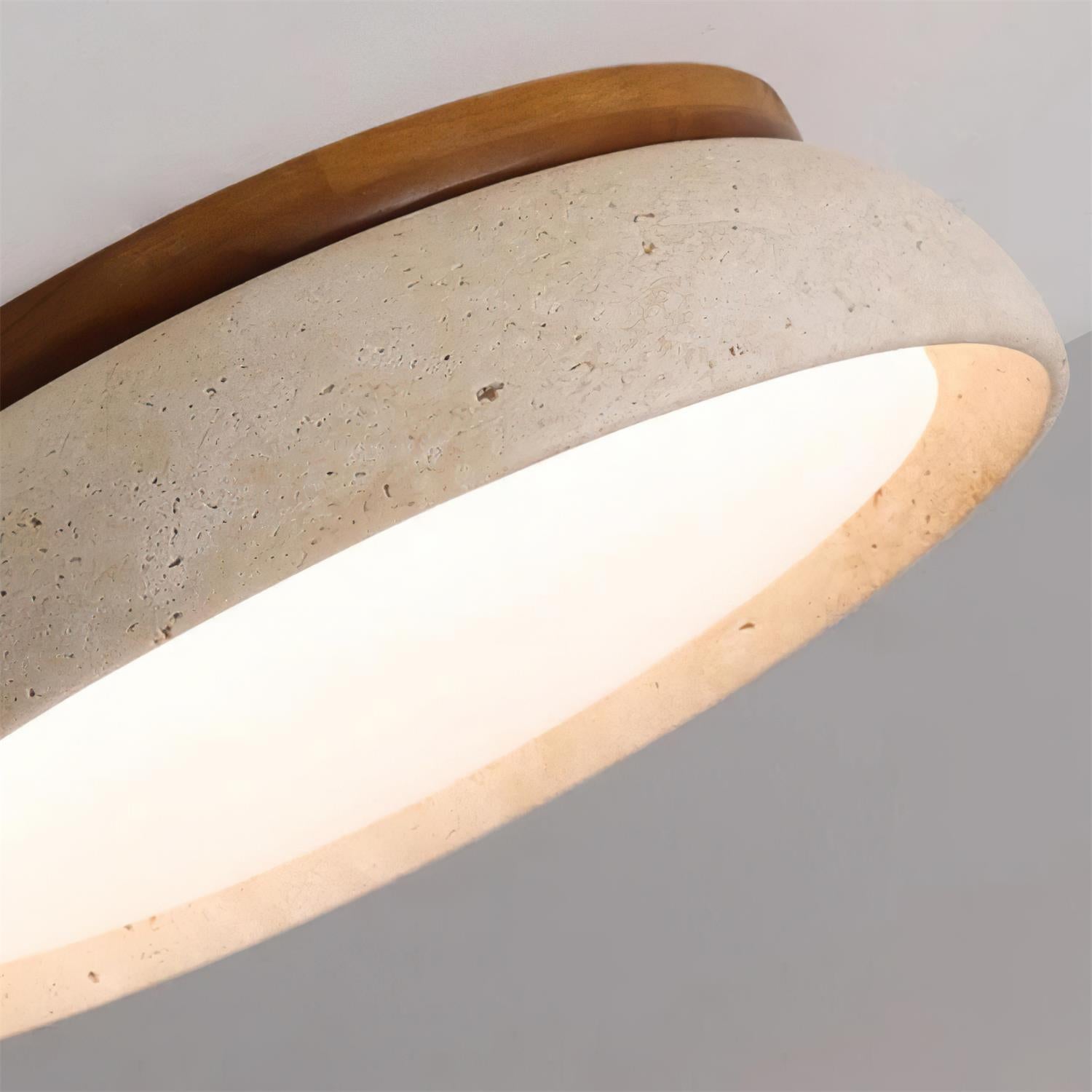 Vitelso Travertine Ceiling Light