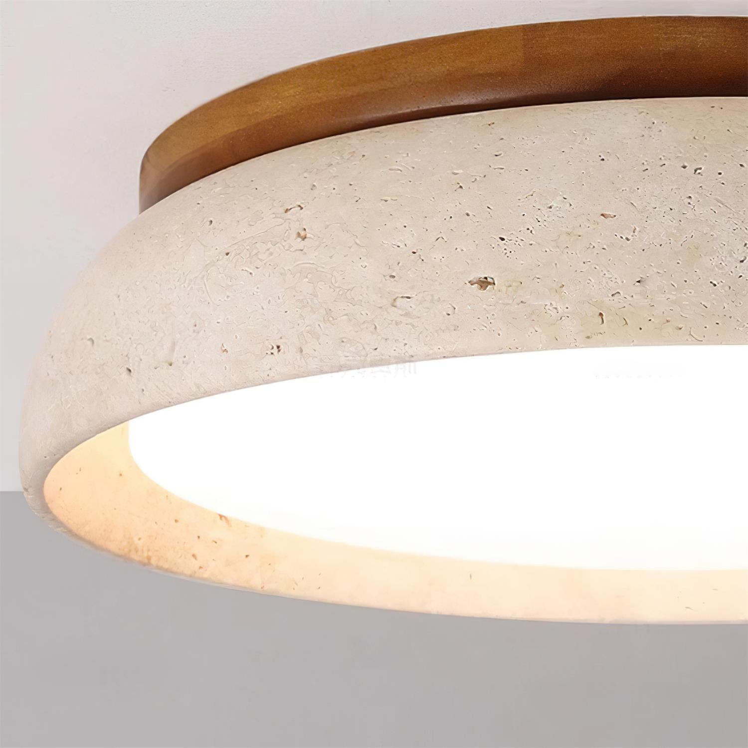 Vitelso Travertine Ceiling Light