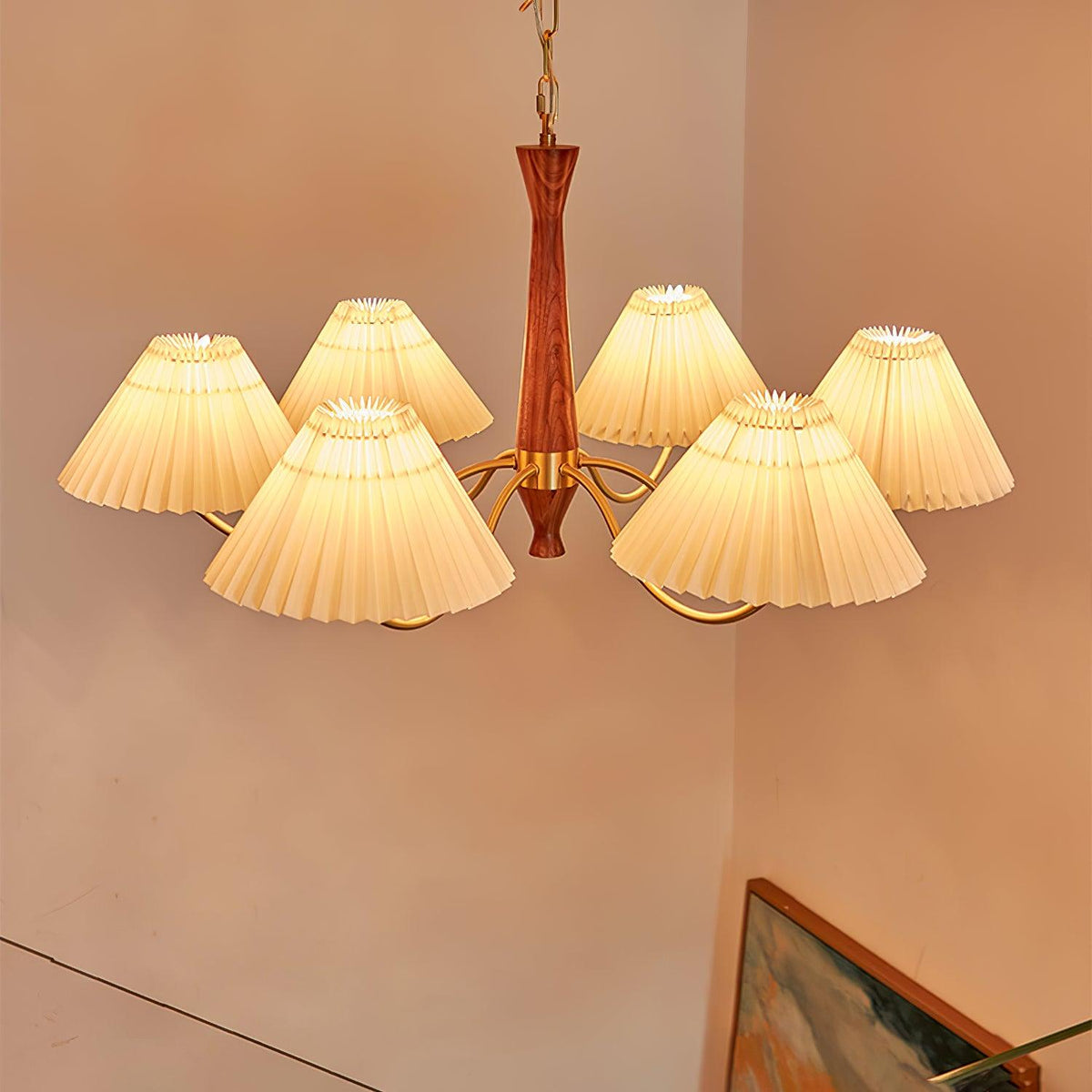 Pleated Chandelier – detail 19