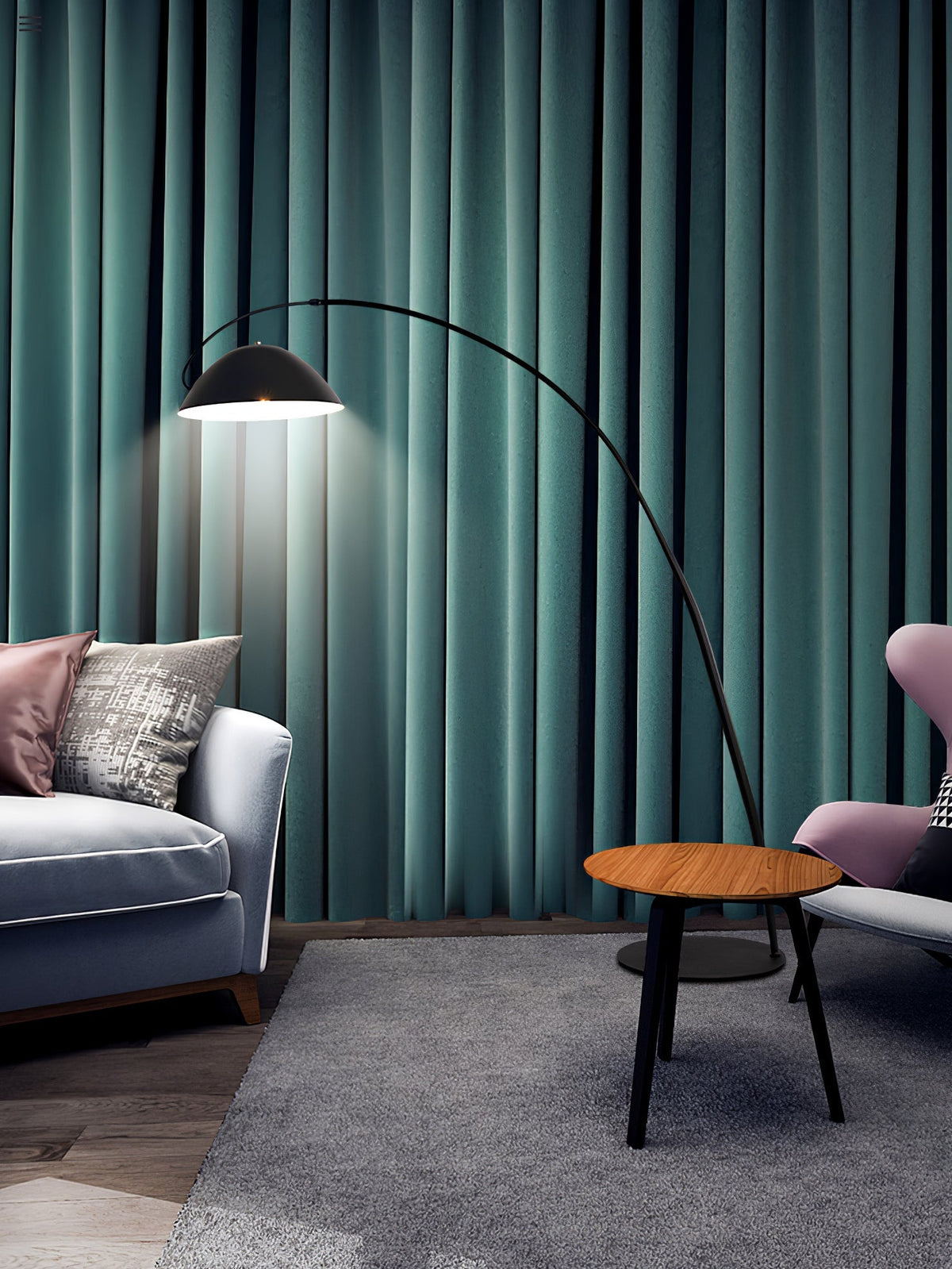 Rivon Arc Floor Lamp