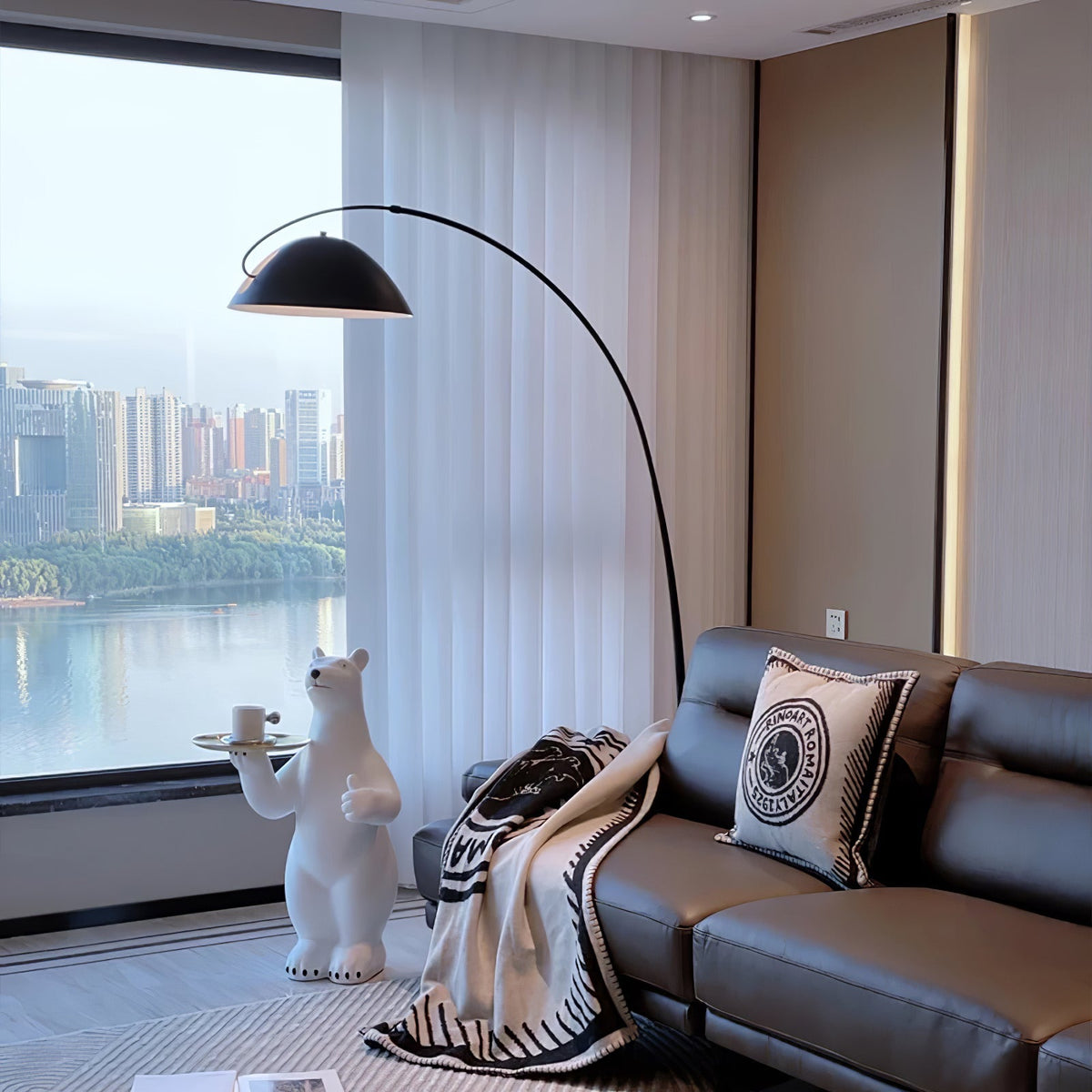 Rivon Arc Floor Lamp