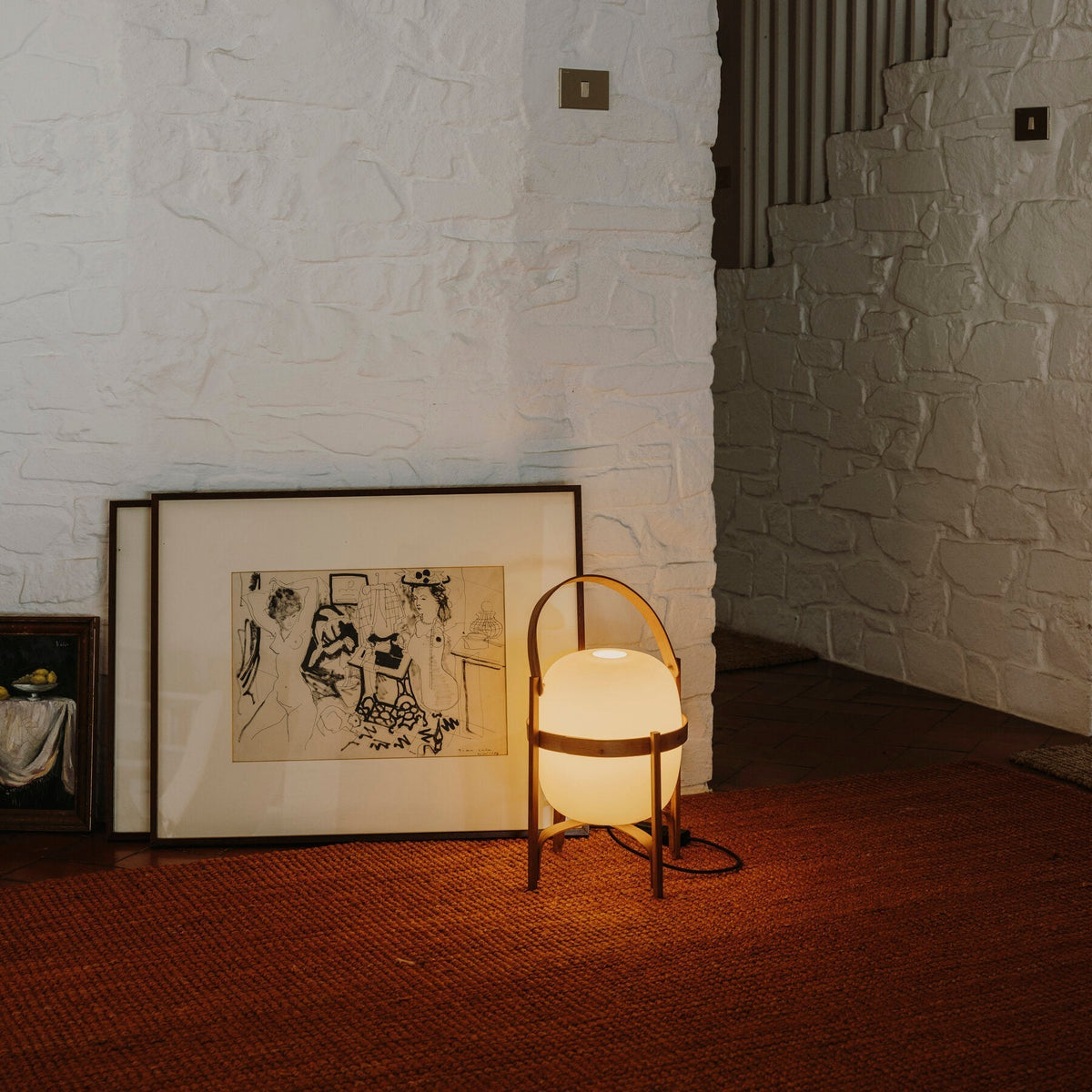 Itovelon Lantern Table Lamp