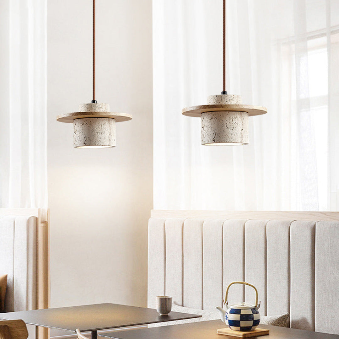 Corsan Travertine Pendant Light