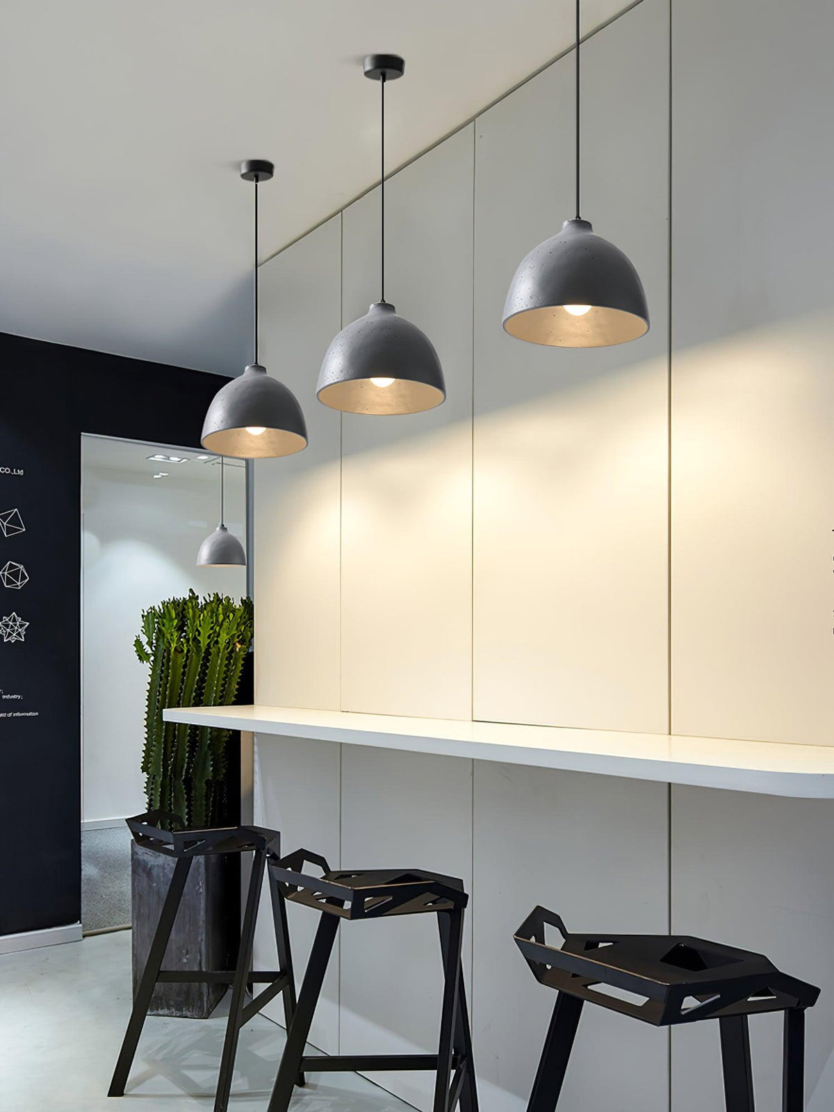 Resin Bowl Pendant Lamp – detail 11