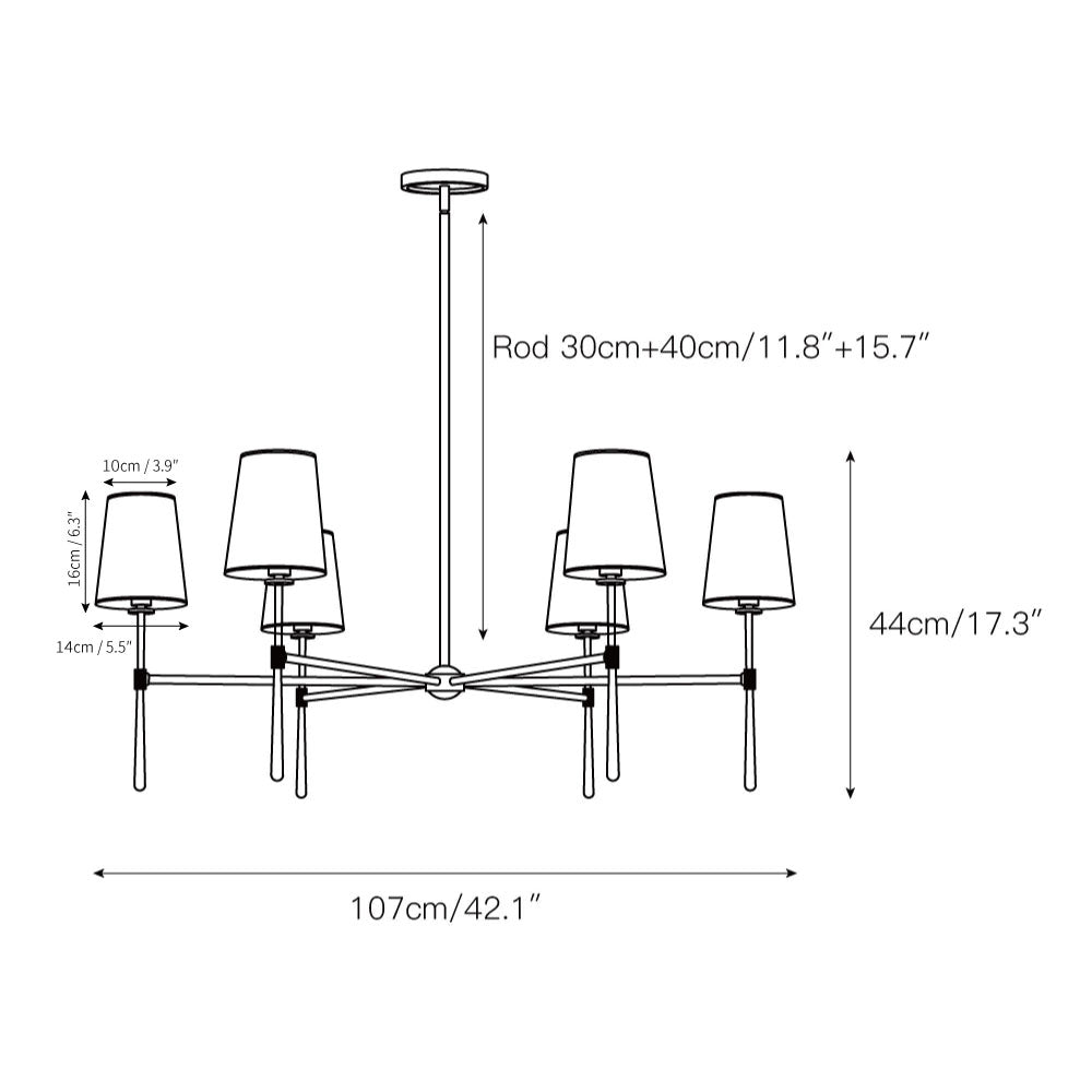 Alrizva Round Chandelier
