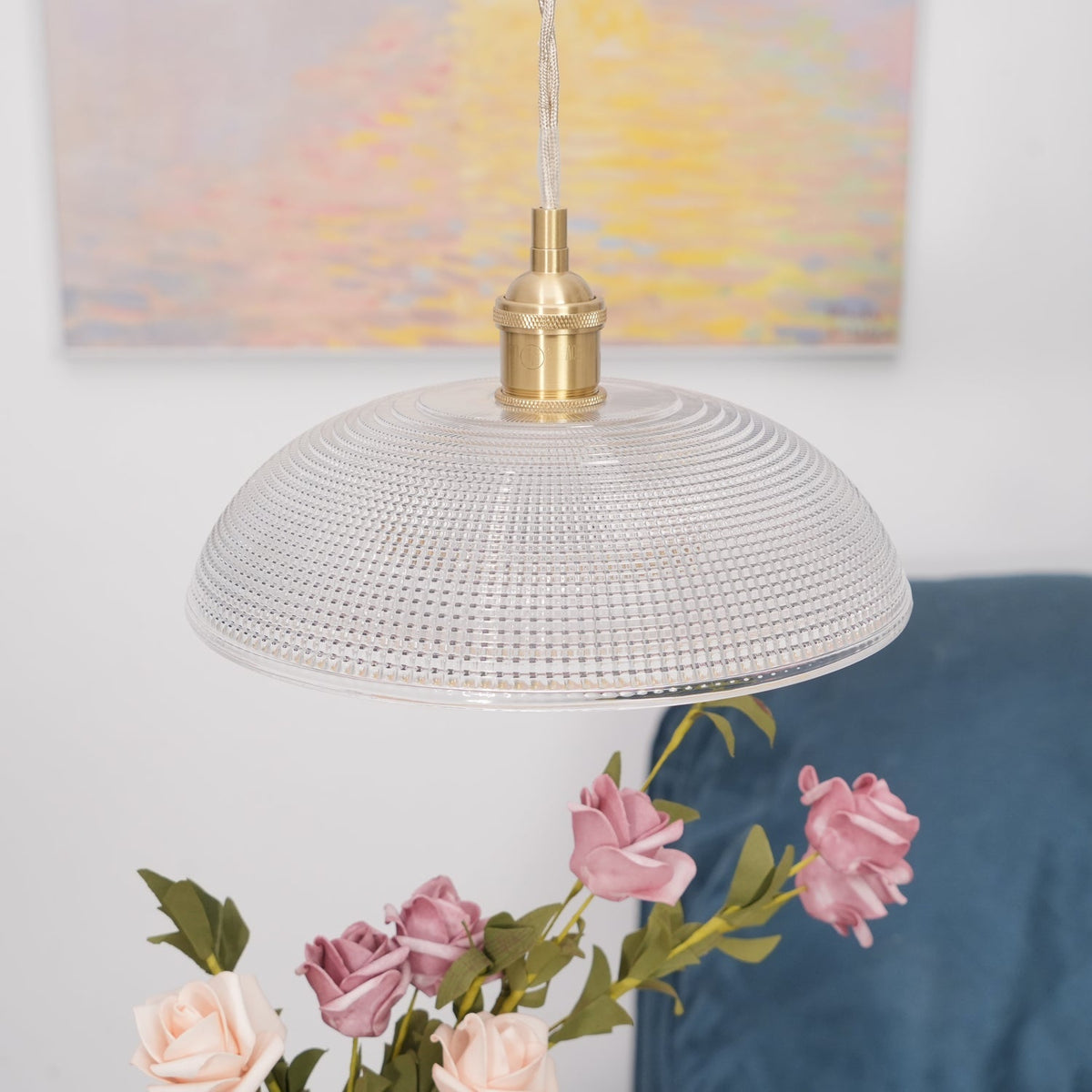 Ribbed Spiral Pendant Light – detail 21