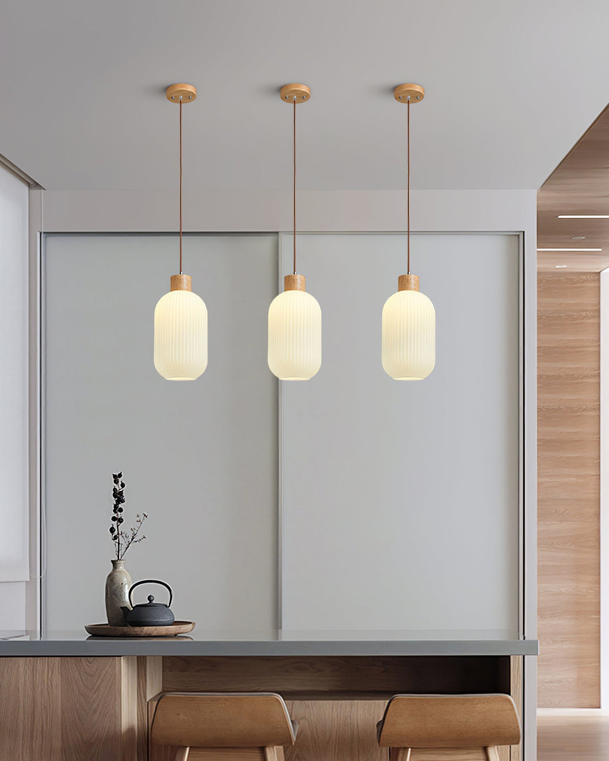 Asulivo Fluted Pendant Light