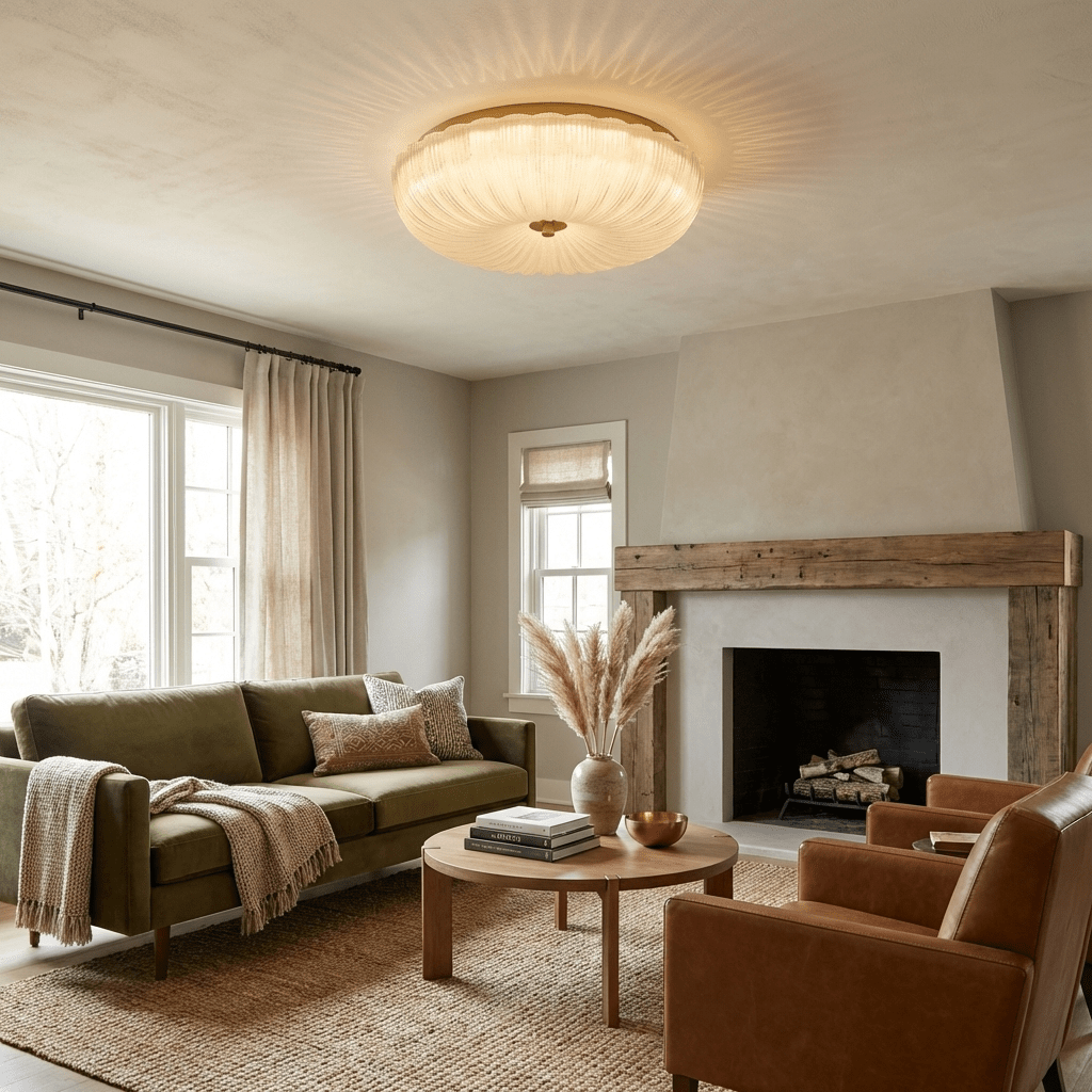 Almirius Round Ceiling Light