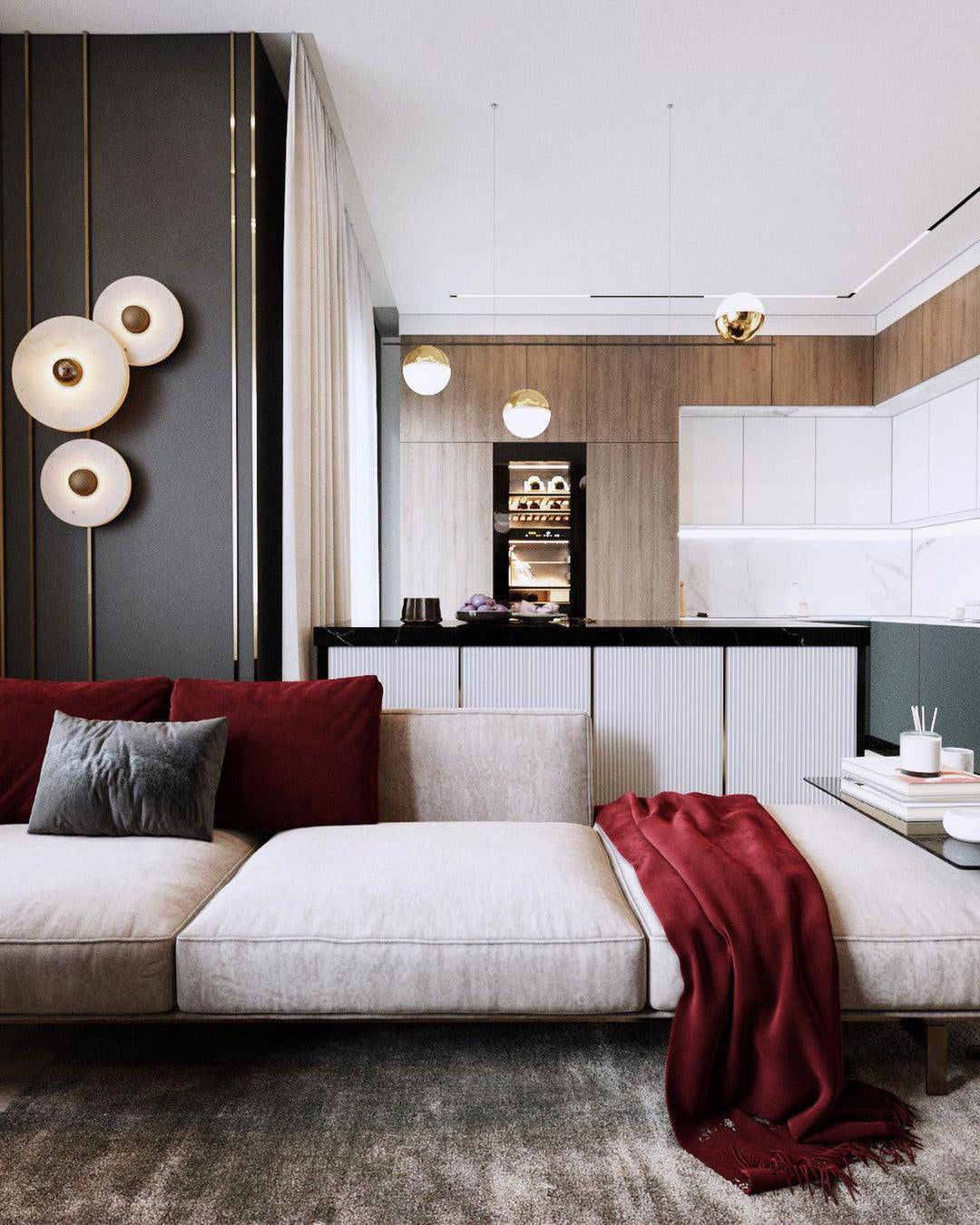 Aralzo Round Wall Light