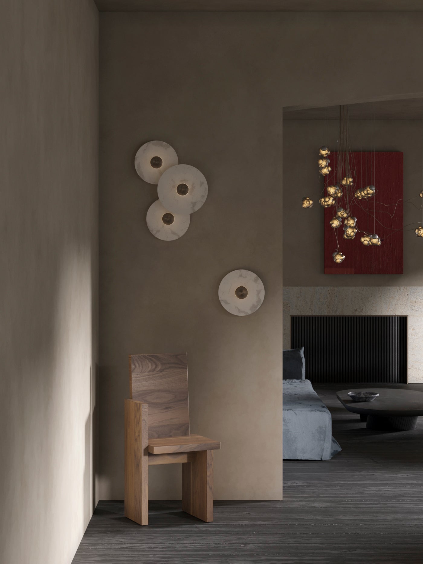 Aralzo Round Wall Light