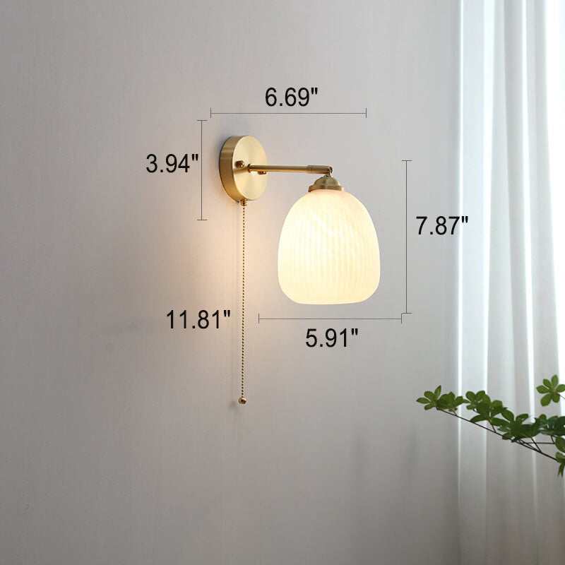 Pebavora Fluted Wall Light
