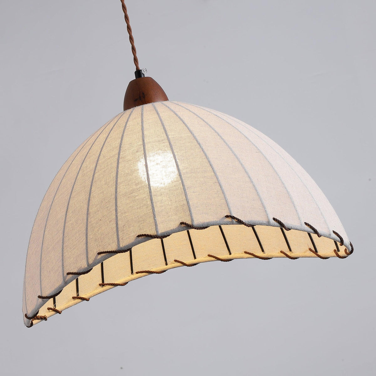 Bane Ribbed Pendant Light