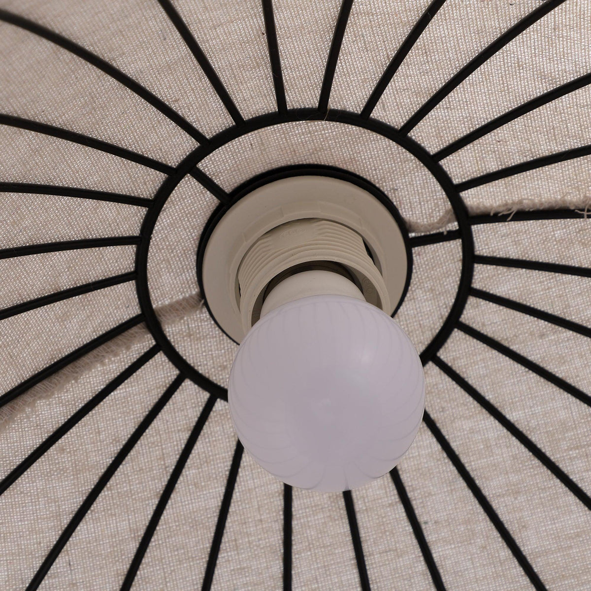 Bane Ribbed Pendant Light